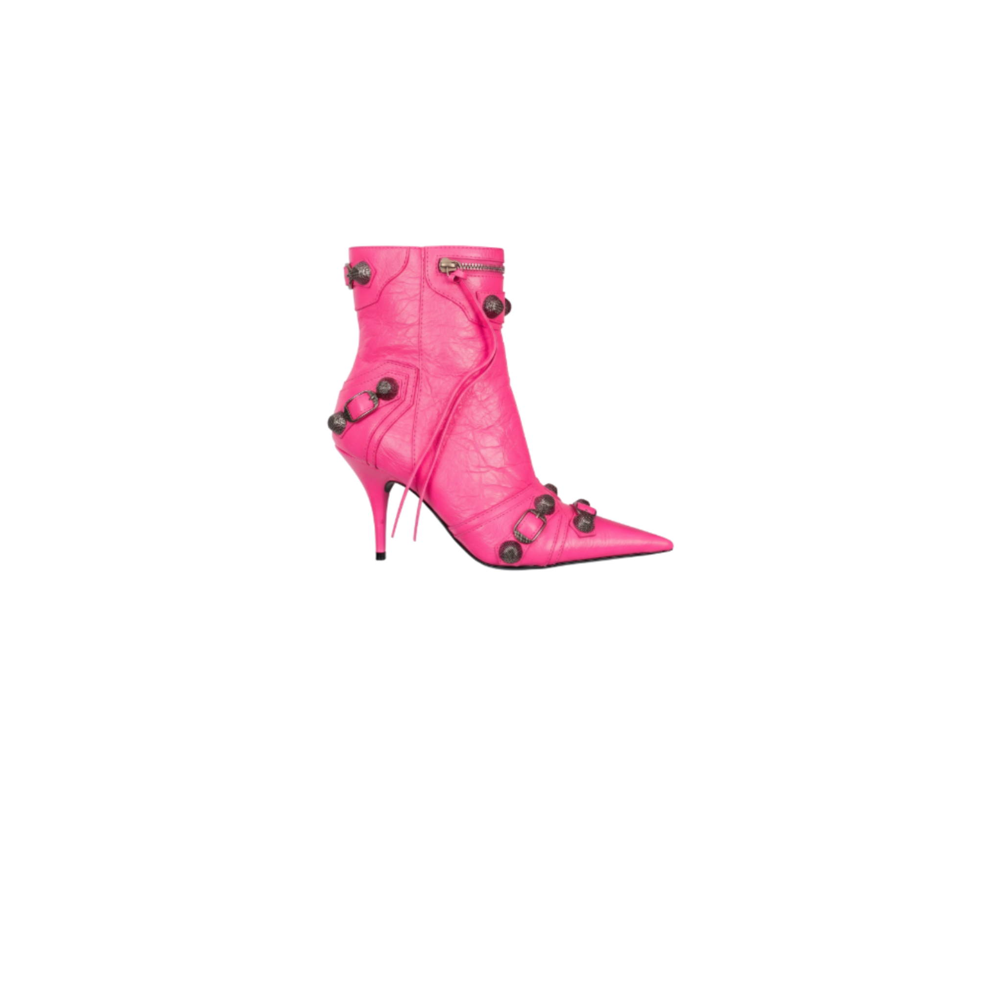 Balenciaga Pink Fluo Cagole Bootie (EU36)