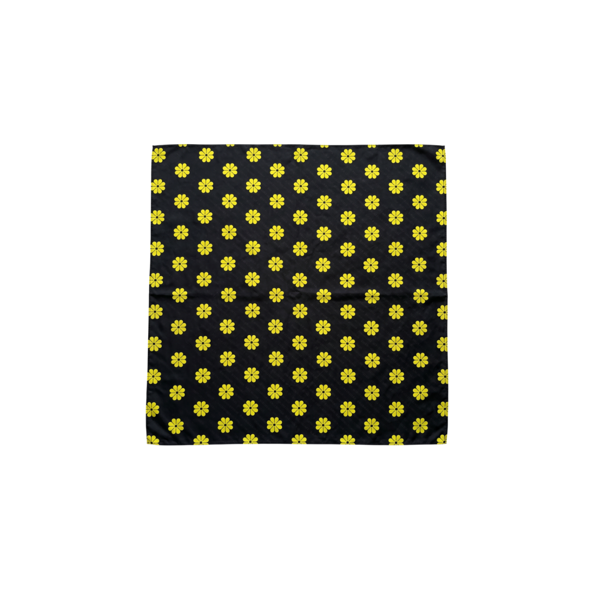 Balenciaga Graphic Flower Logo Jacquard Scarf