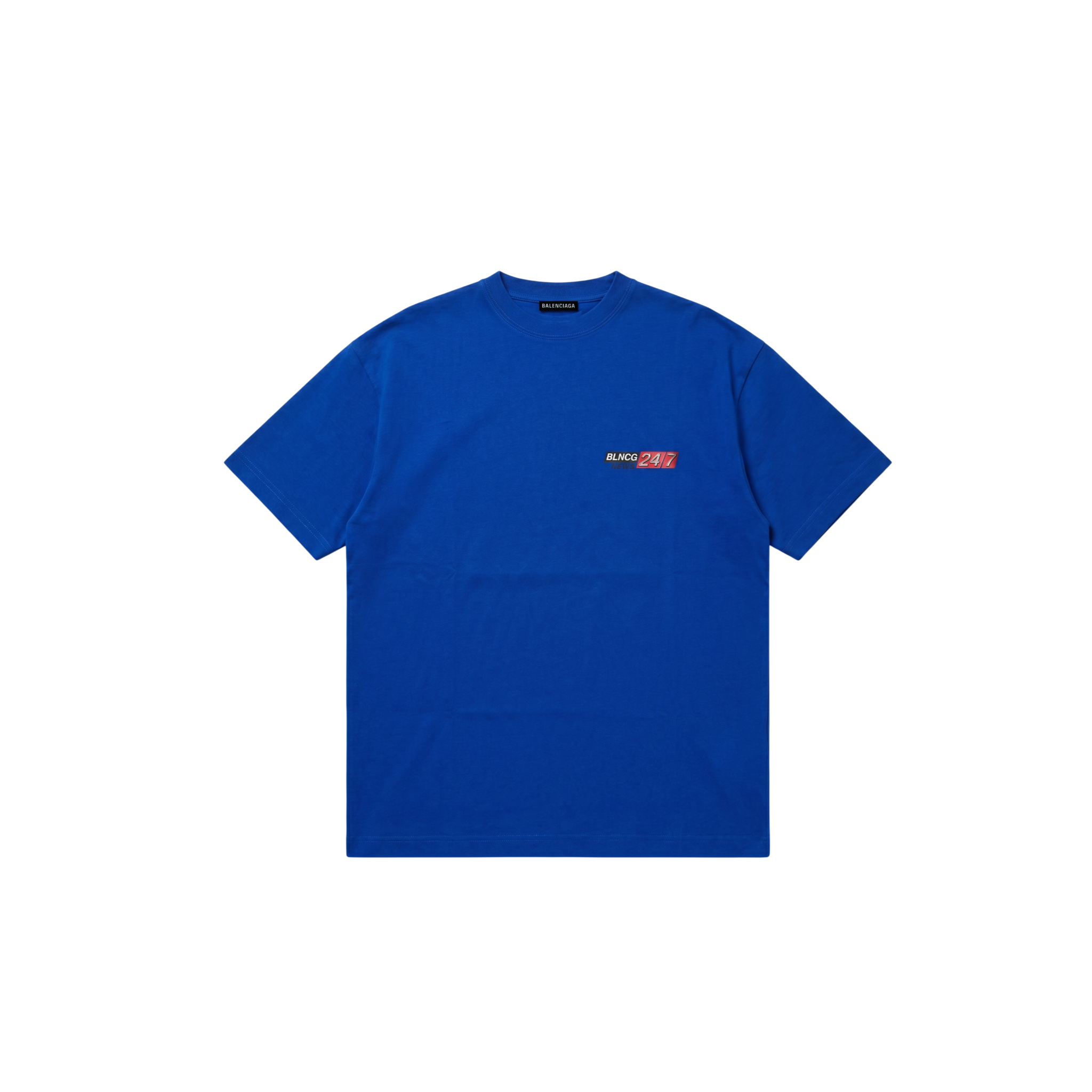 Balenciaga News Blue 24/7 T-shirt (S)