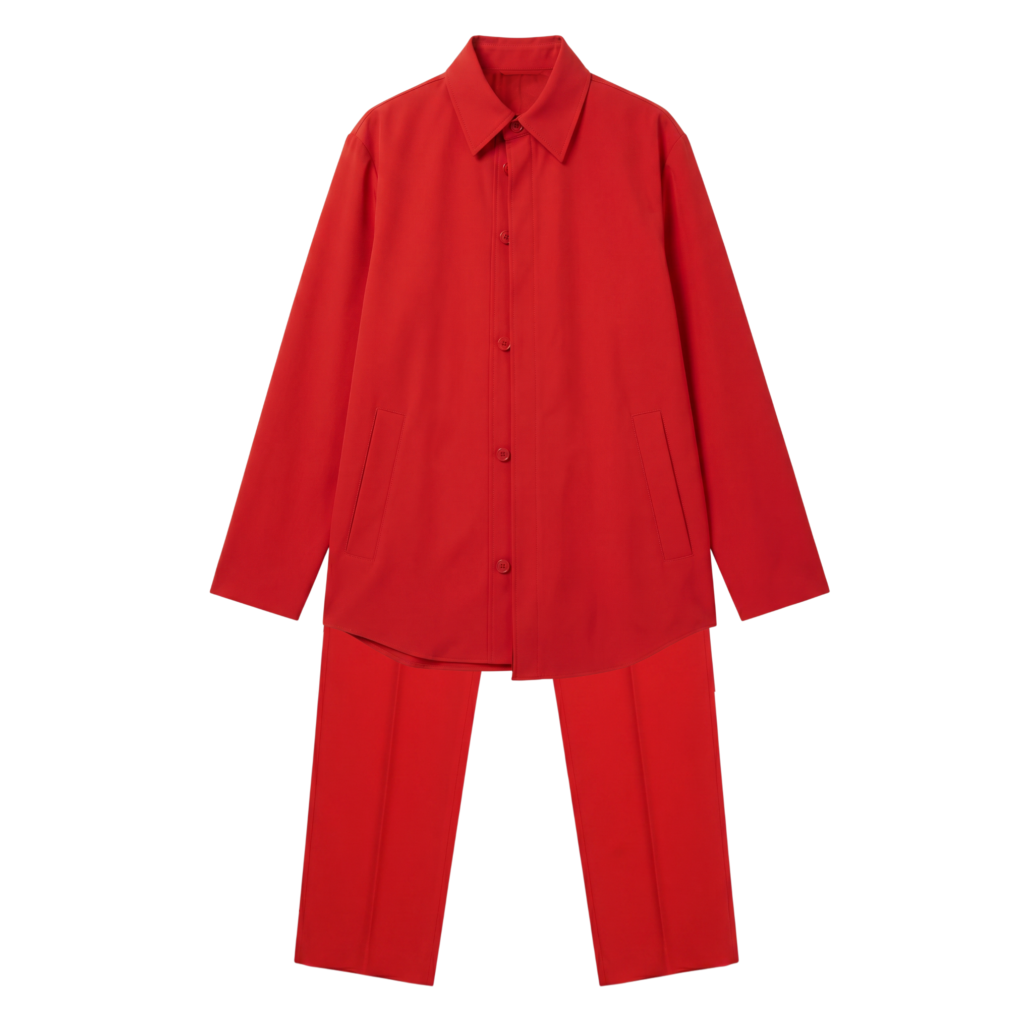 [Runway] Balenciaga Neo Tailoring Red Suit (F34 + F38)