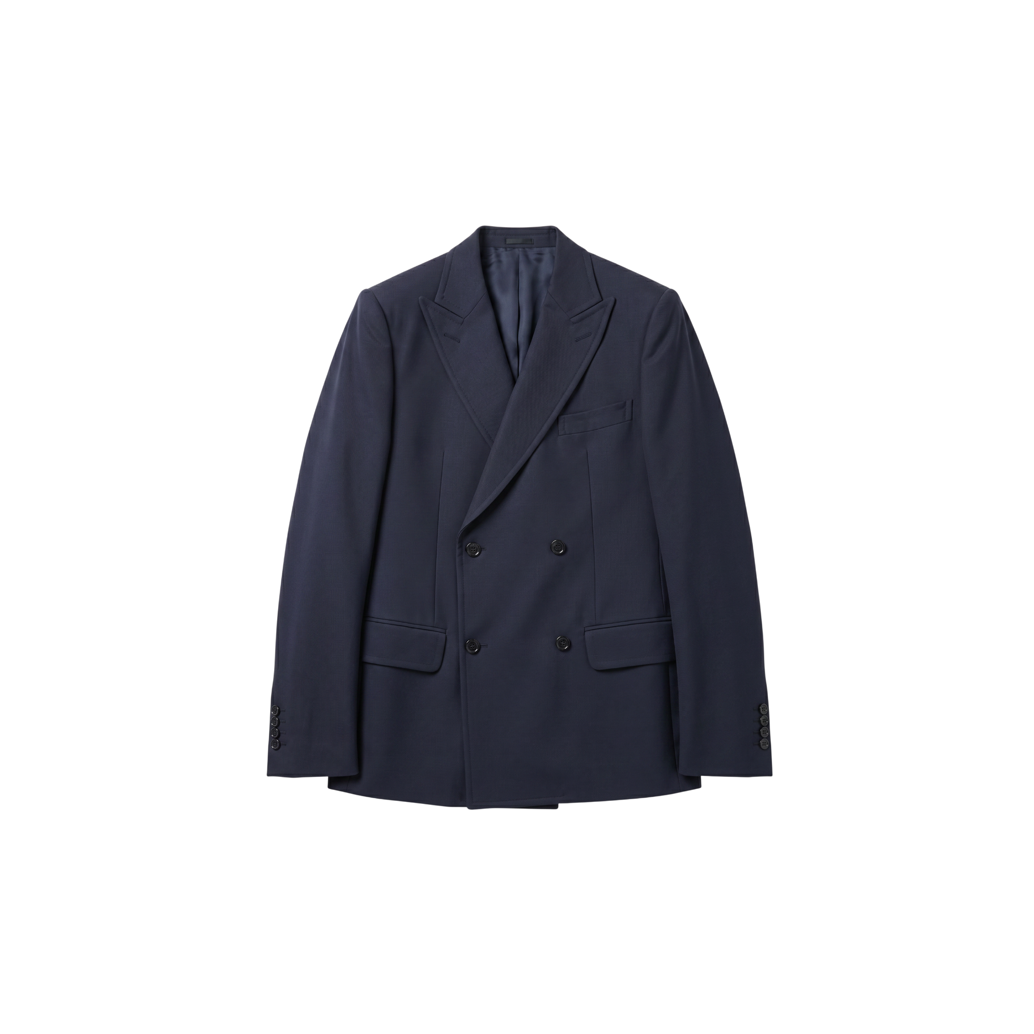 Alexander McQueen Navy Double Breasted Tailored Jacket (M38)