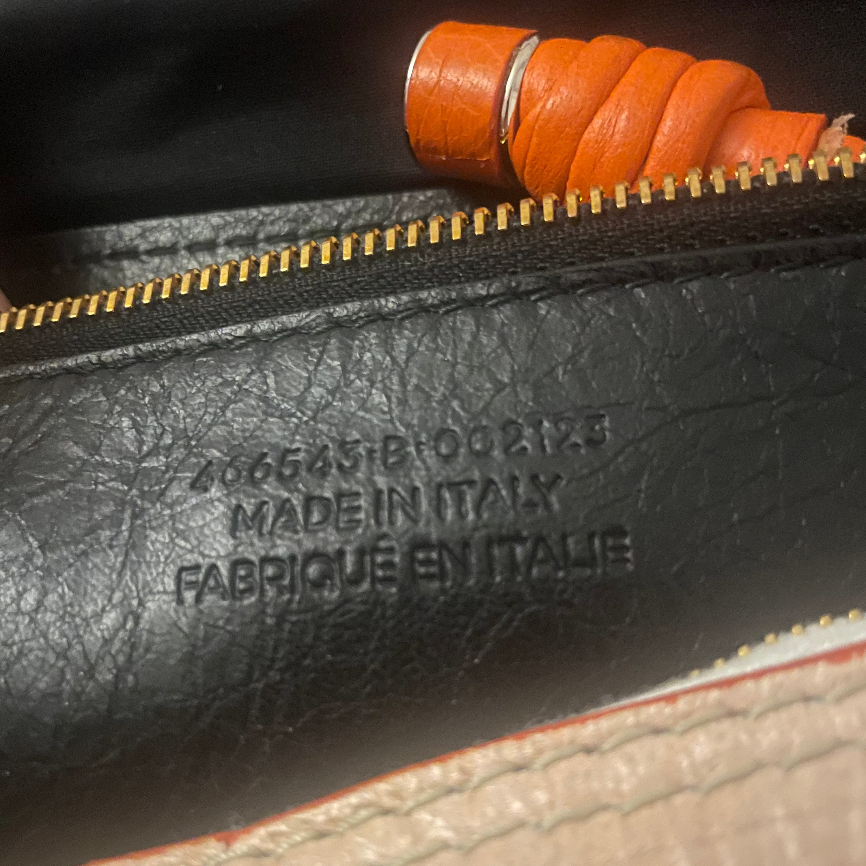 [Runway] Balenciaga Bazar Lambskin XL Blanket Bag Orange - Brand New