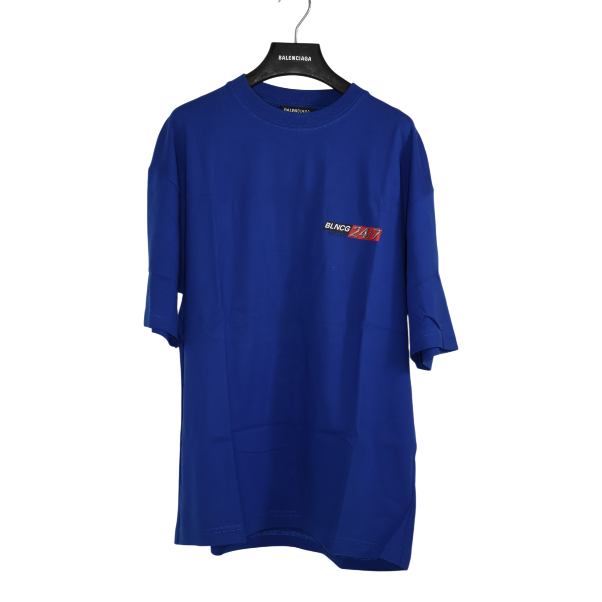 Balenciaga News Blue 24/7 T-shirt (S)
