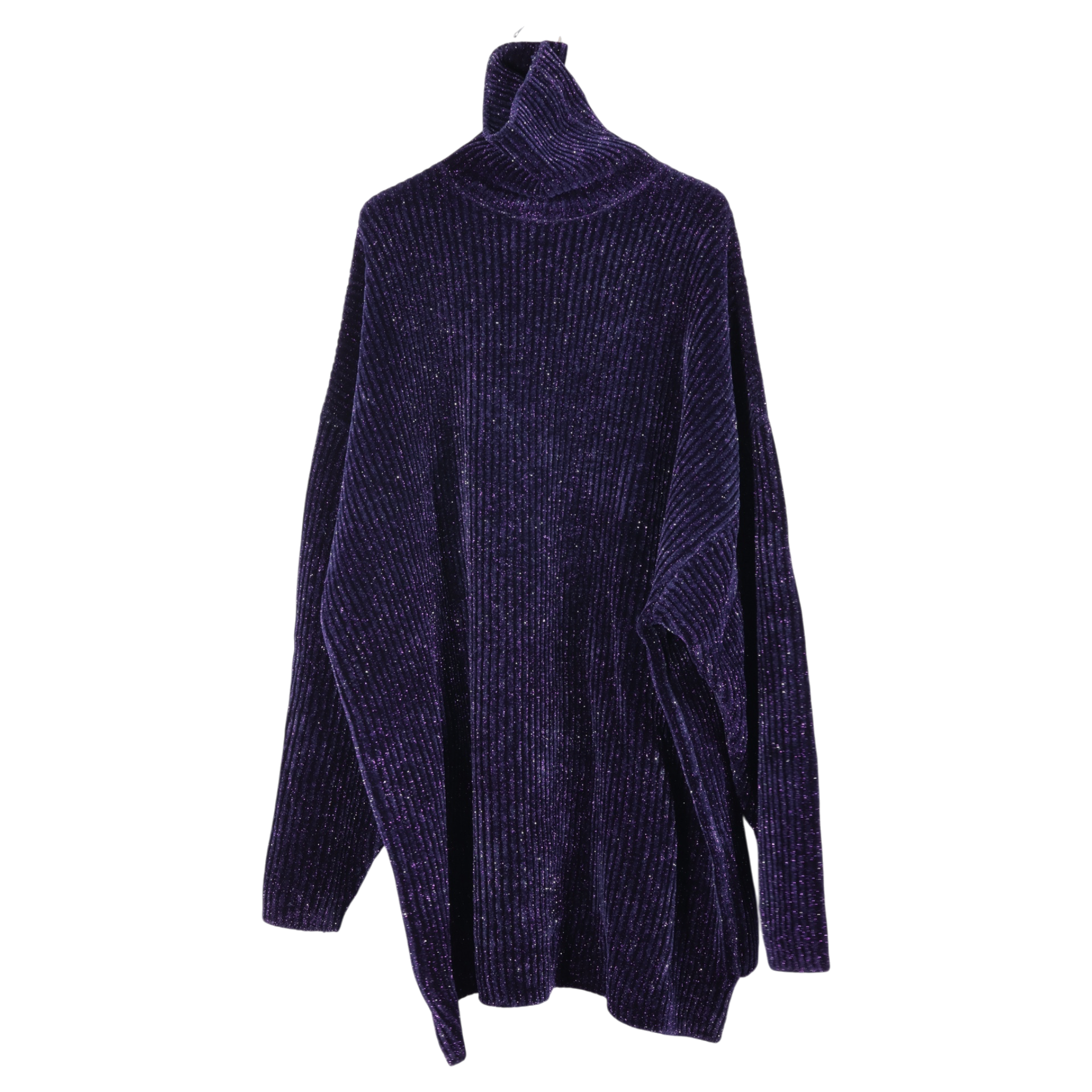 Balenciaga Oversized Lurex Turtle Neck Knit (S)