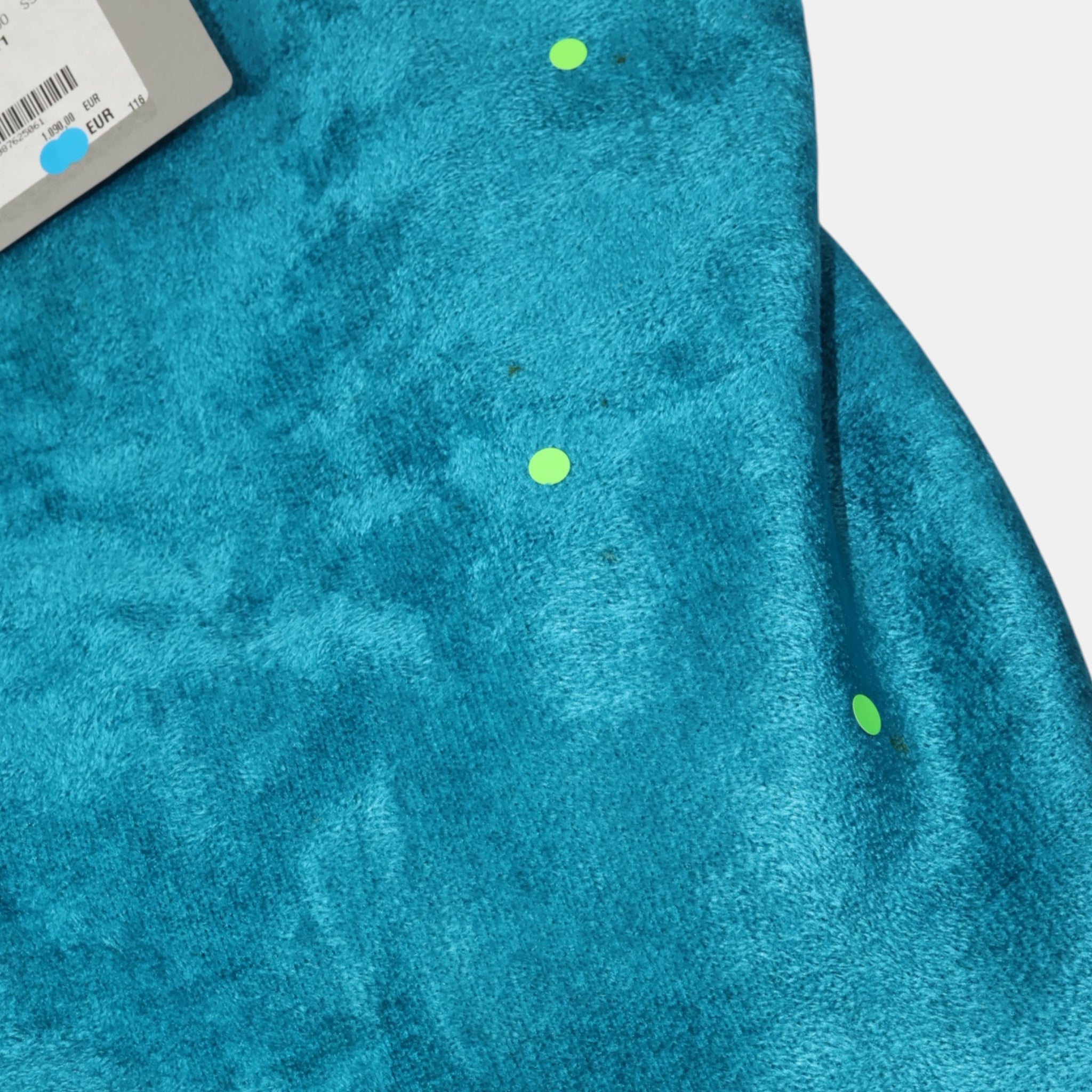 Balenciaga L/S Crewneck Velvet Knit Turquoise (XS)