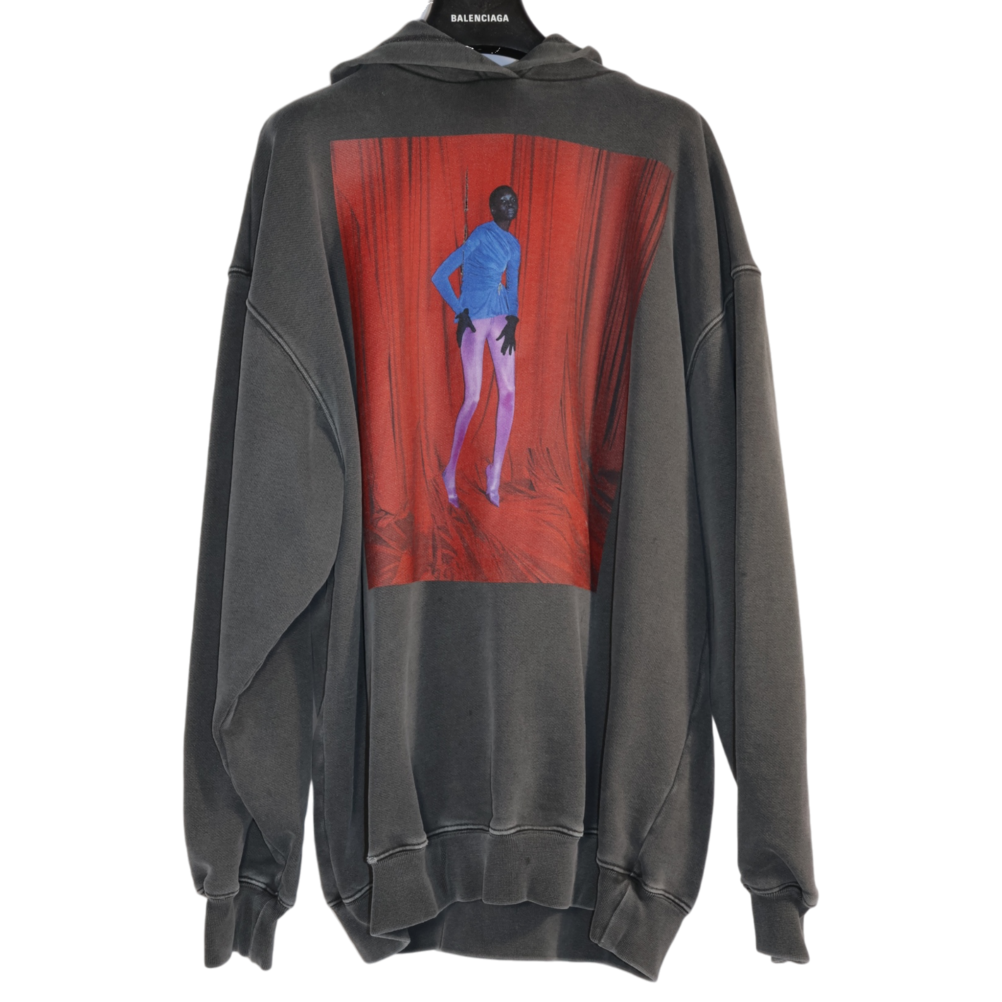 Balenciaga Alek Wek SS17 Harley Weir Campaign Hoodie (S)