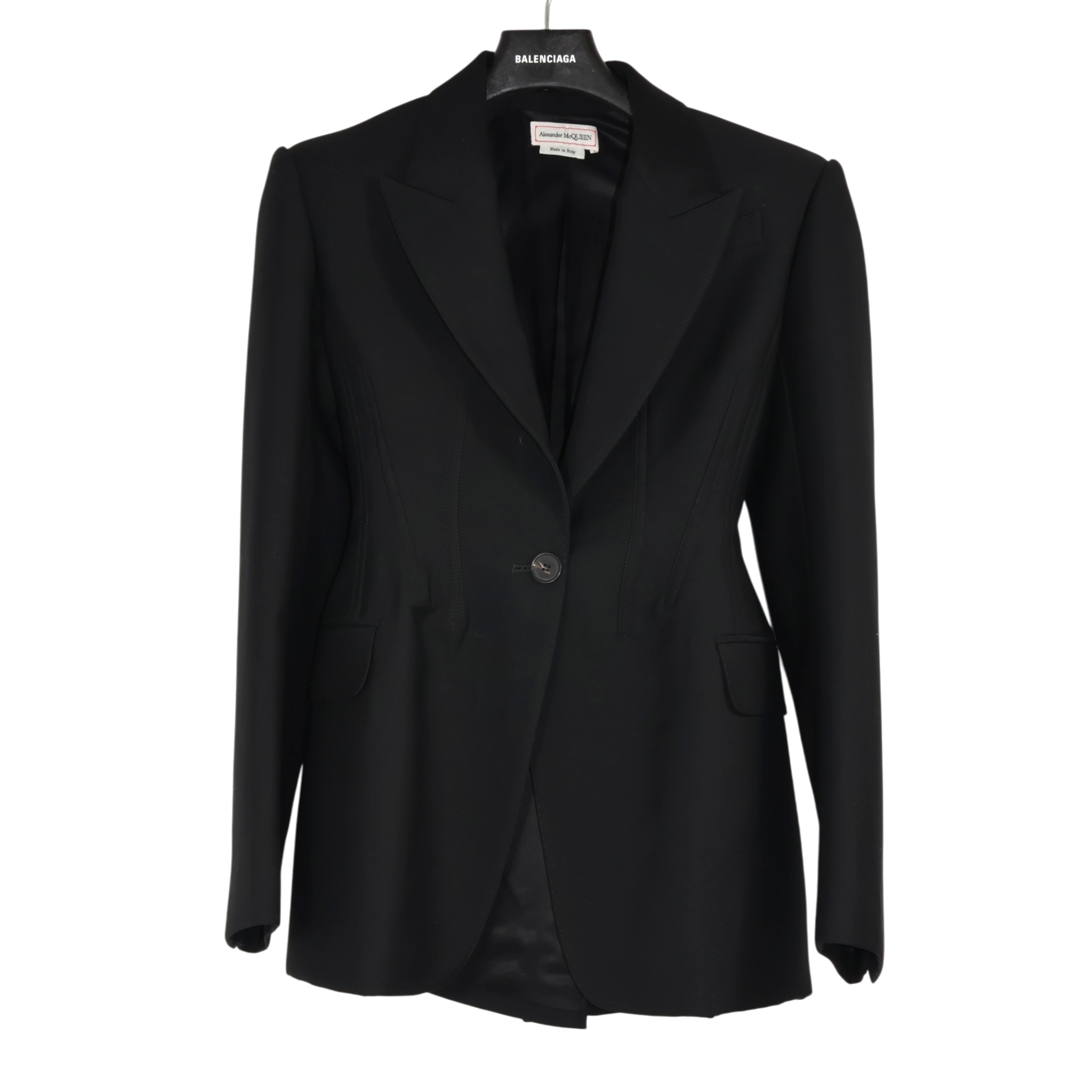 Alexander McQueen Hourglass Tailored Jacket (F38)