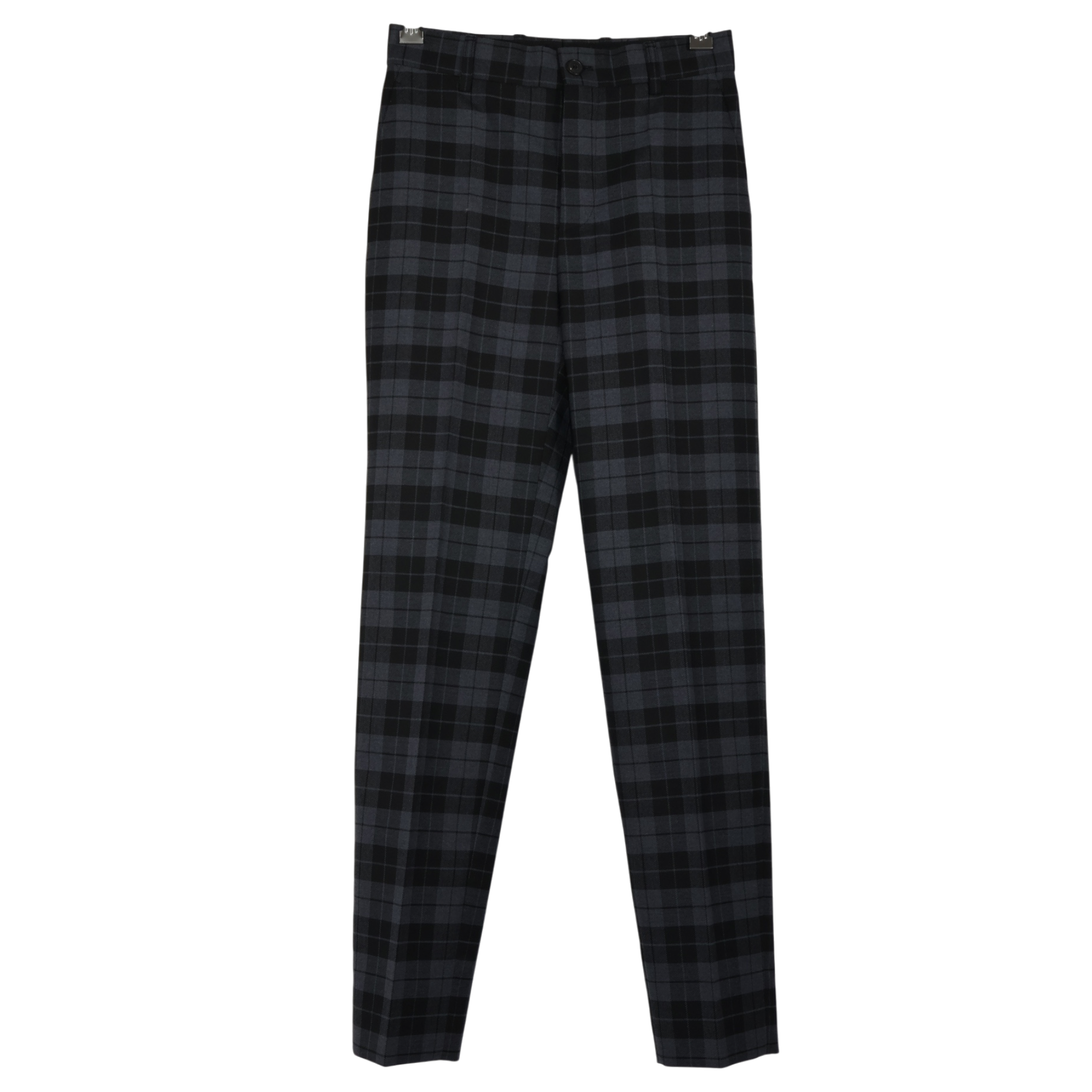 Balenciaga Carrot Pants Checked Stretch Wool (F34)