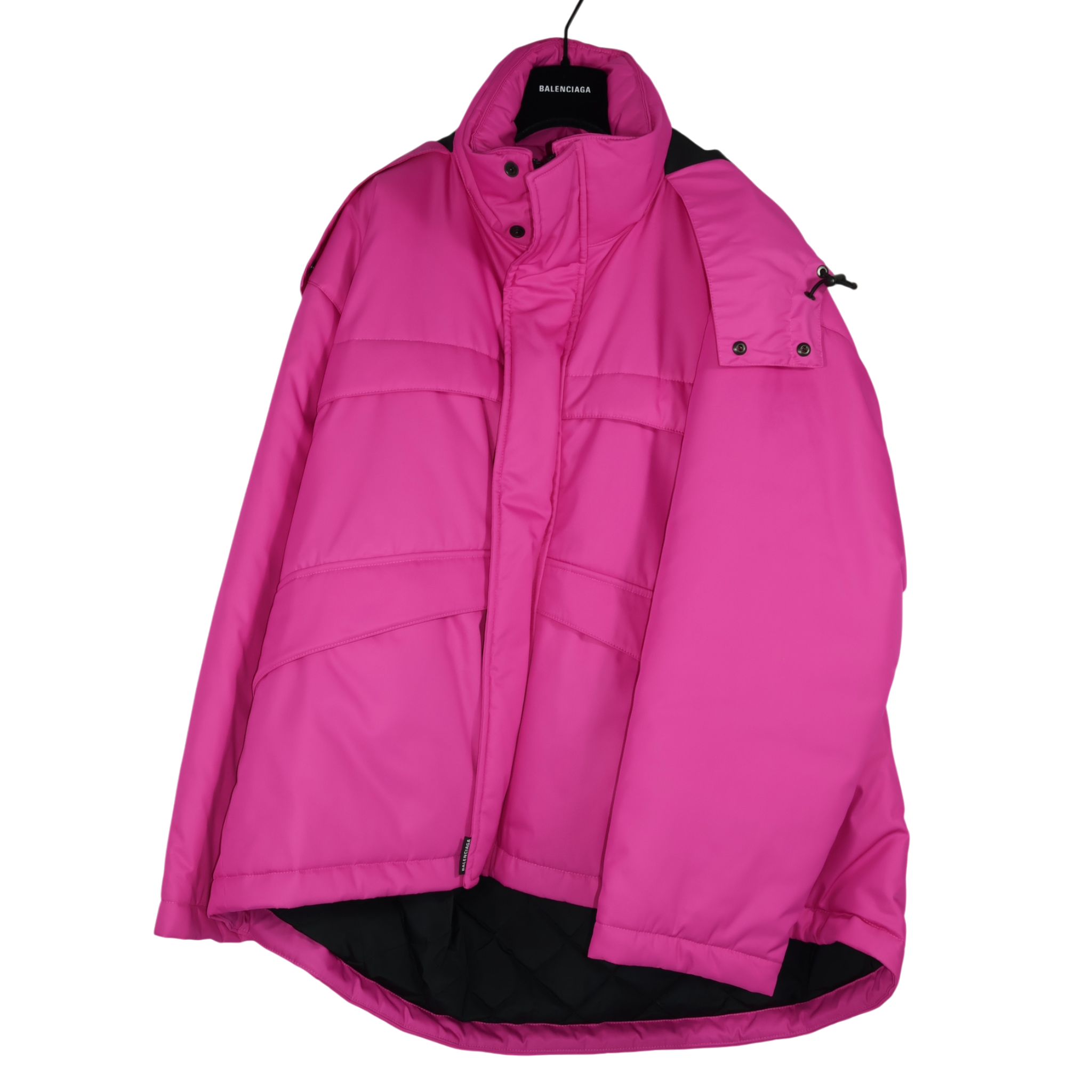 Balenciaga Fuchsia Oversize Outerwear Parka (XS/F34)