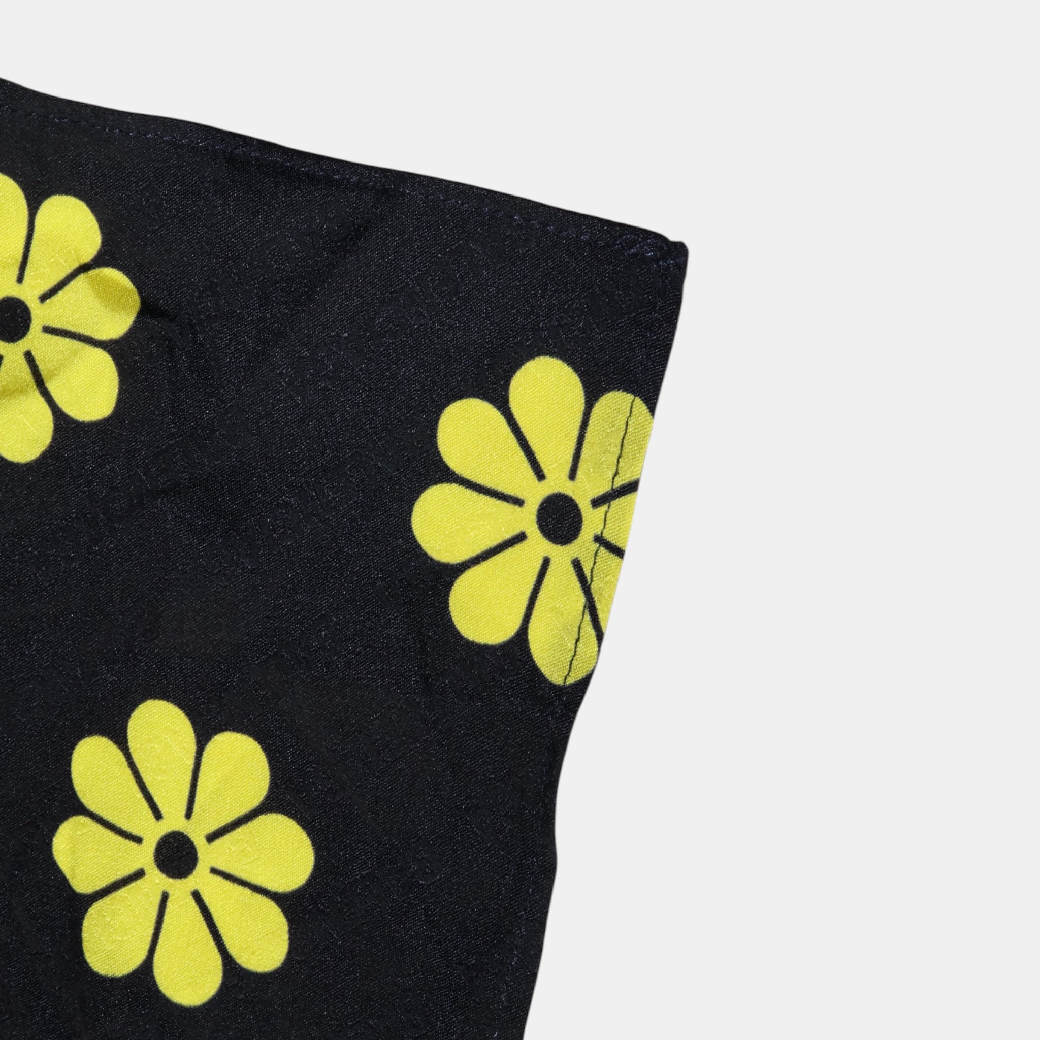 Balenciaga Graphic Flower Logo Jacquard Scarf