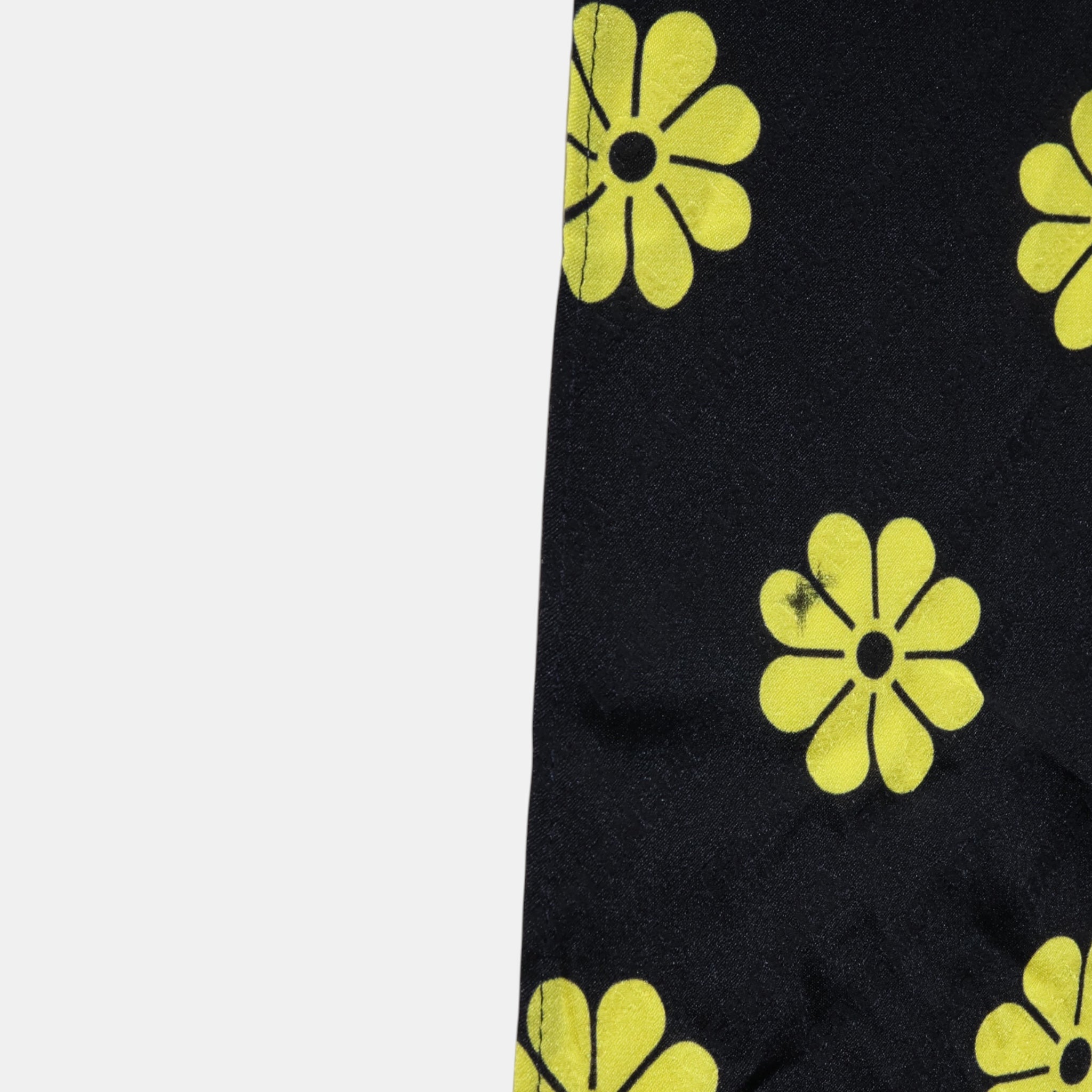 Balenciaga Graphic Flower Logo Jacquard Scarf
