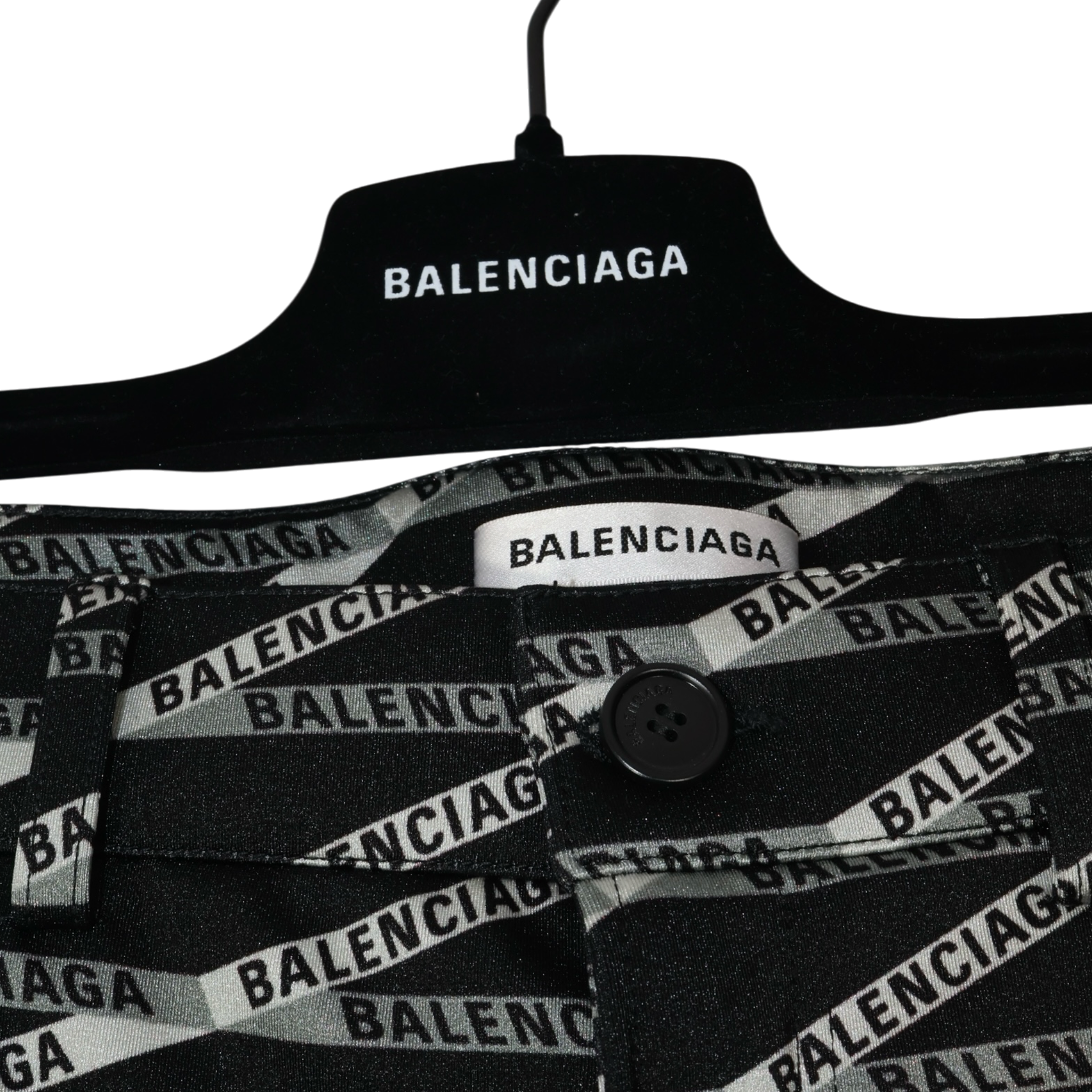 Balenciaga Monograme Bonded Spandex Pantashoes (EU36/F34)
