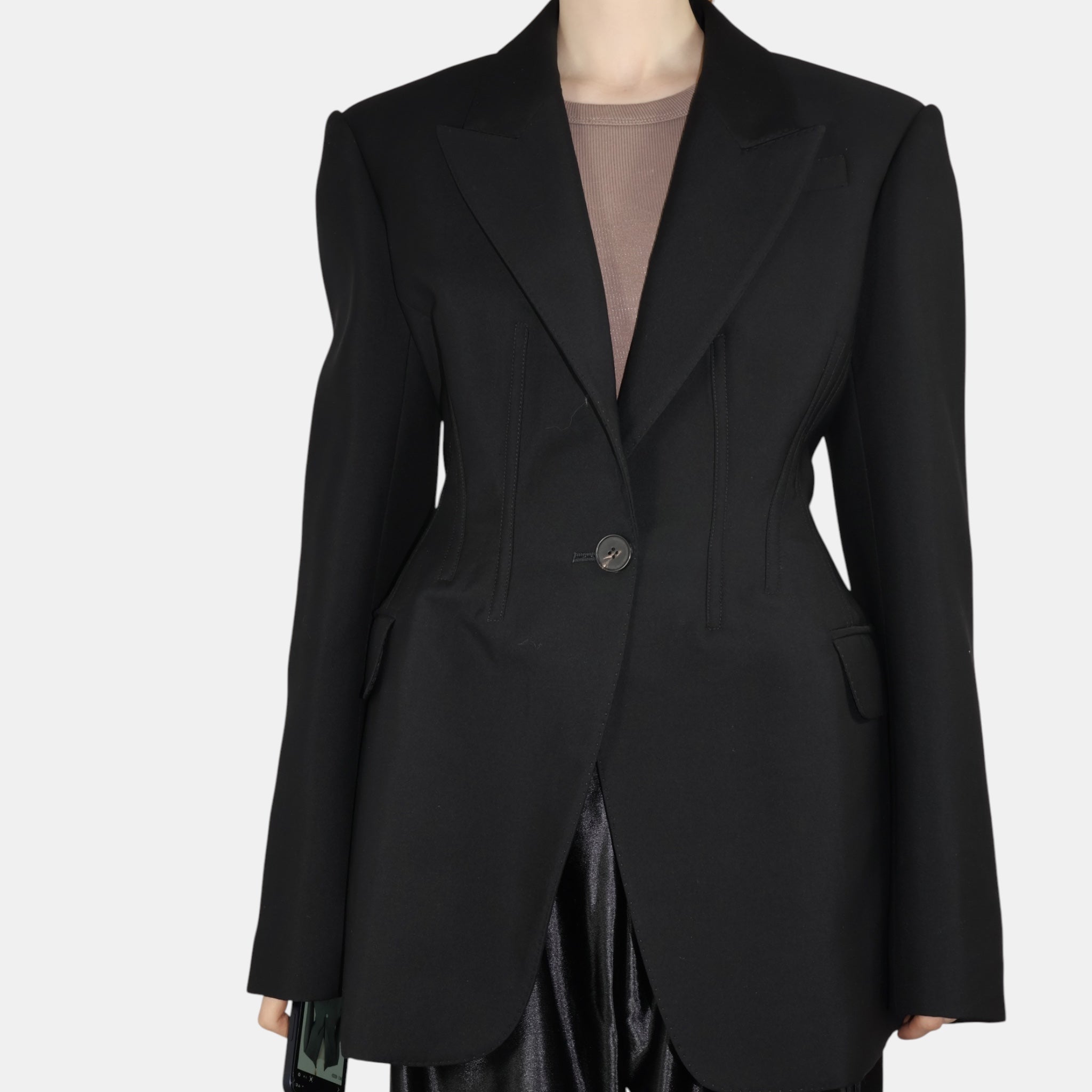 Alexander McQueen Hourglass Tailored Jacket (F38) - Brand New - Alexander McQueen - from the ss17 to aw21 archives