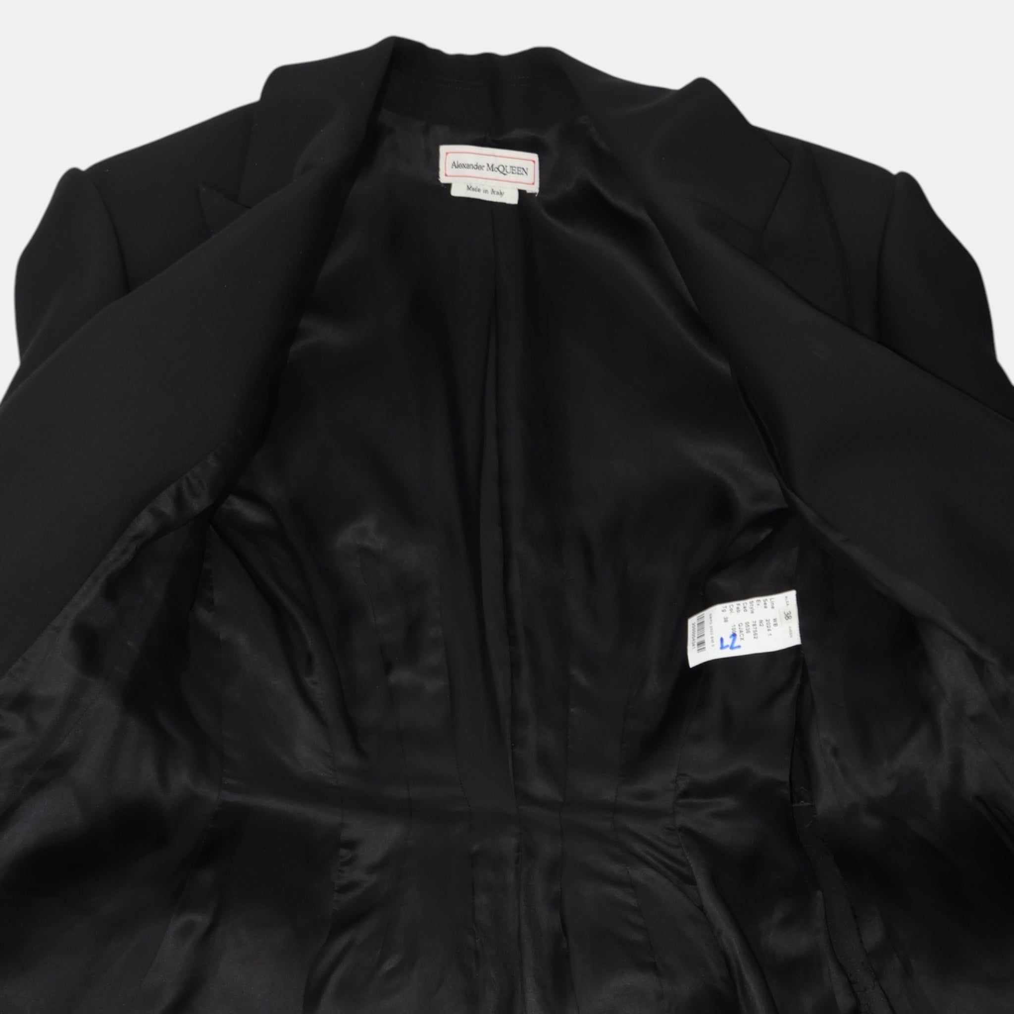 Alexander McQueen Hourglass Tailored Jacket (F38) - Brand New - Alexander McQueen - from the ss17 to aw21 archives