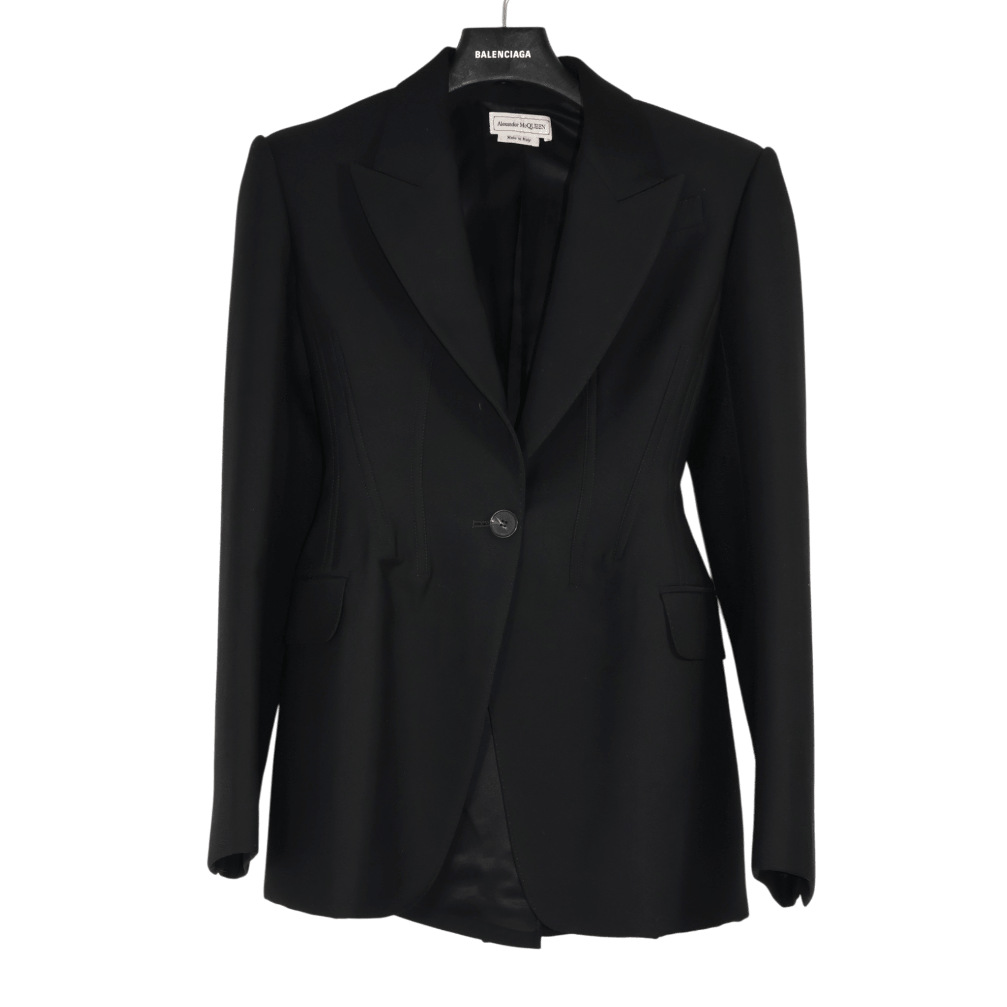 Alexander McQueen Hourglass Tailored Jacket (F38) - Brand New - Alexander McQueen - from the ss17 to aw21 archives