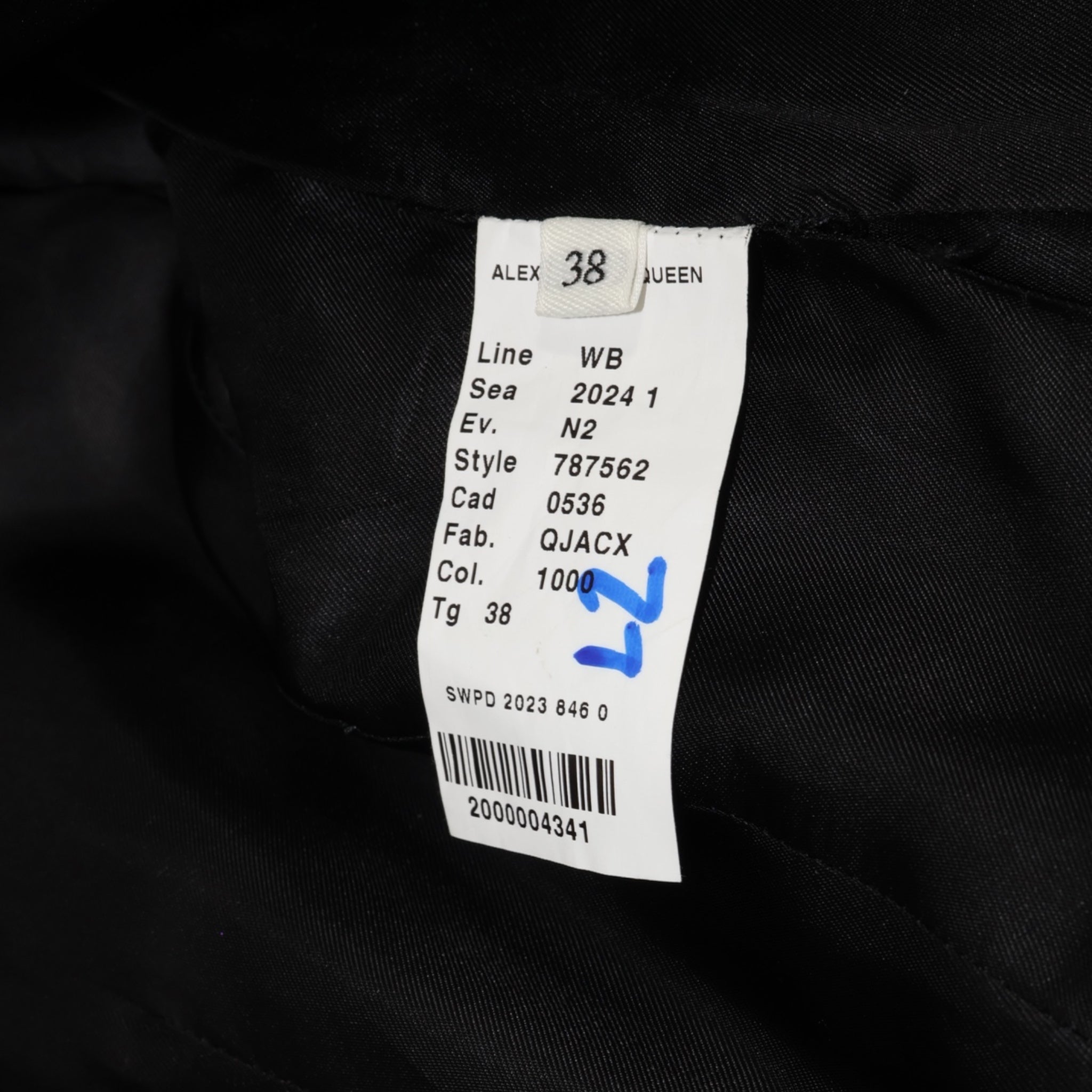 Alexander McQueen Hourglass Tailored Jacket (F38) - Brand New - Alexander McQueen - from the ss17 to aw21 archives