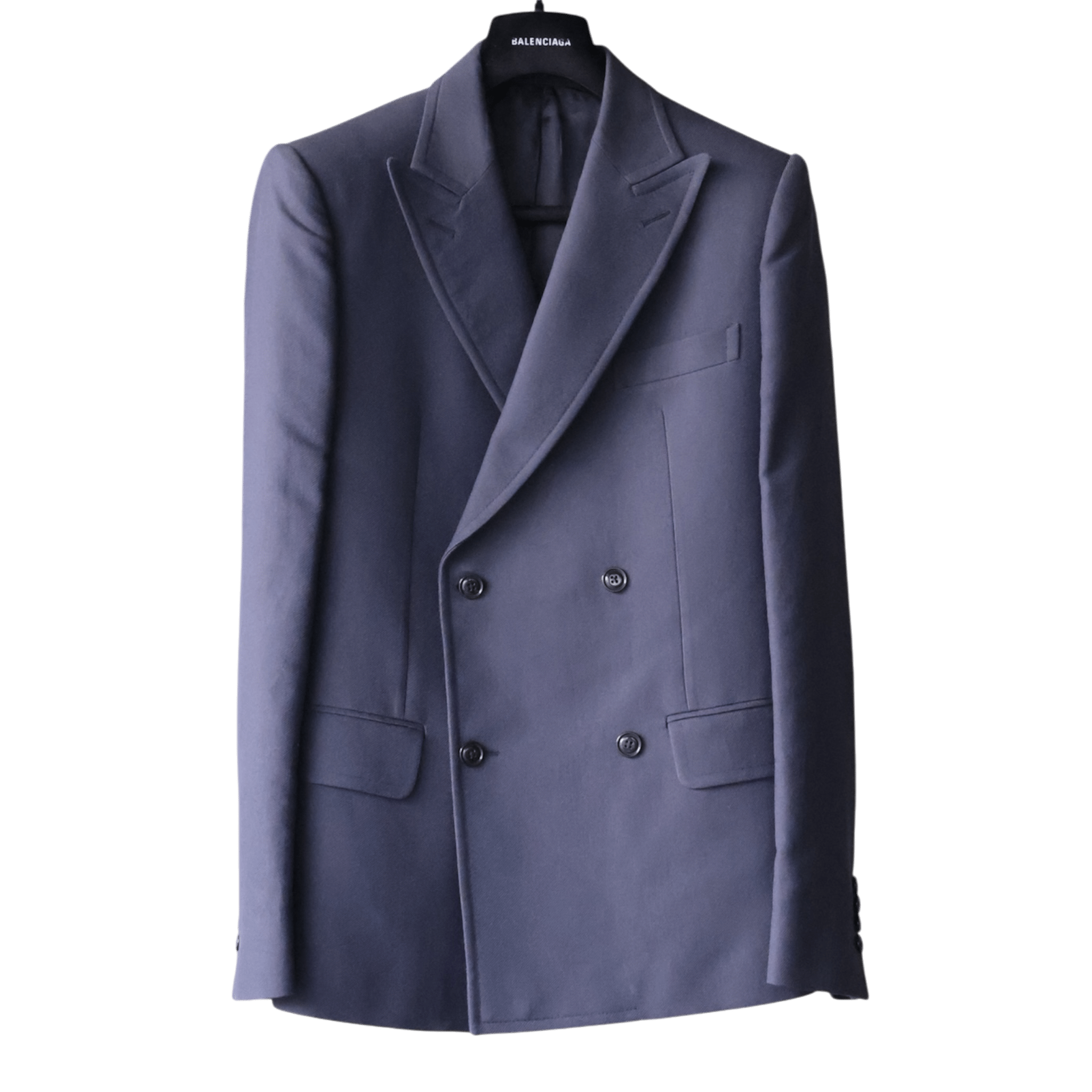 Alexander McQueen Navy Double Breasted Tailored Jacket (M38) - Pristine - Alexander McQueen - from the ss17 to aw21 archives