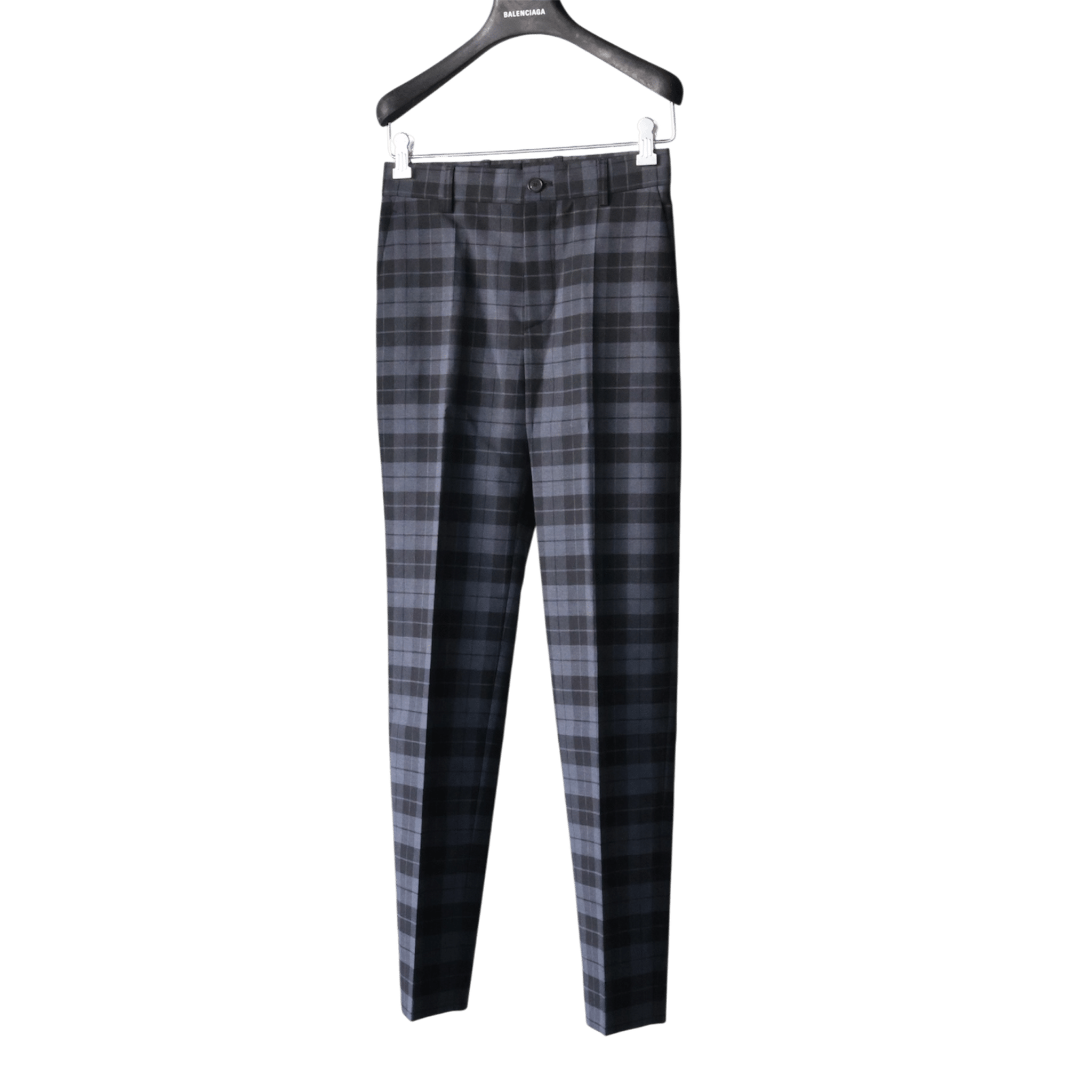 Balenciaga Carrot Pants Checked Stretch Wool (F34) - Brand New w/ Tags - Balenciaga - from the ss17 to aw21 archives