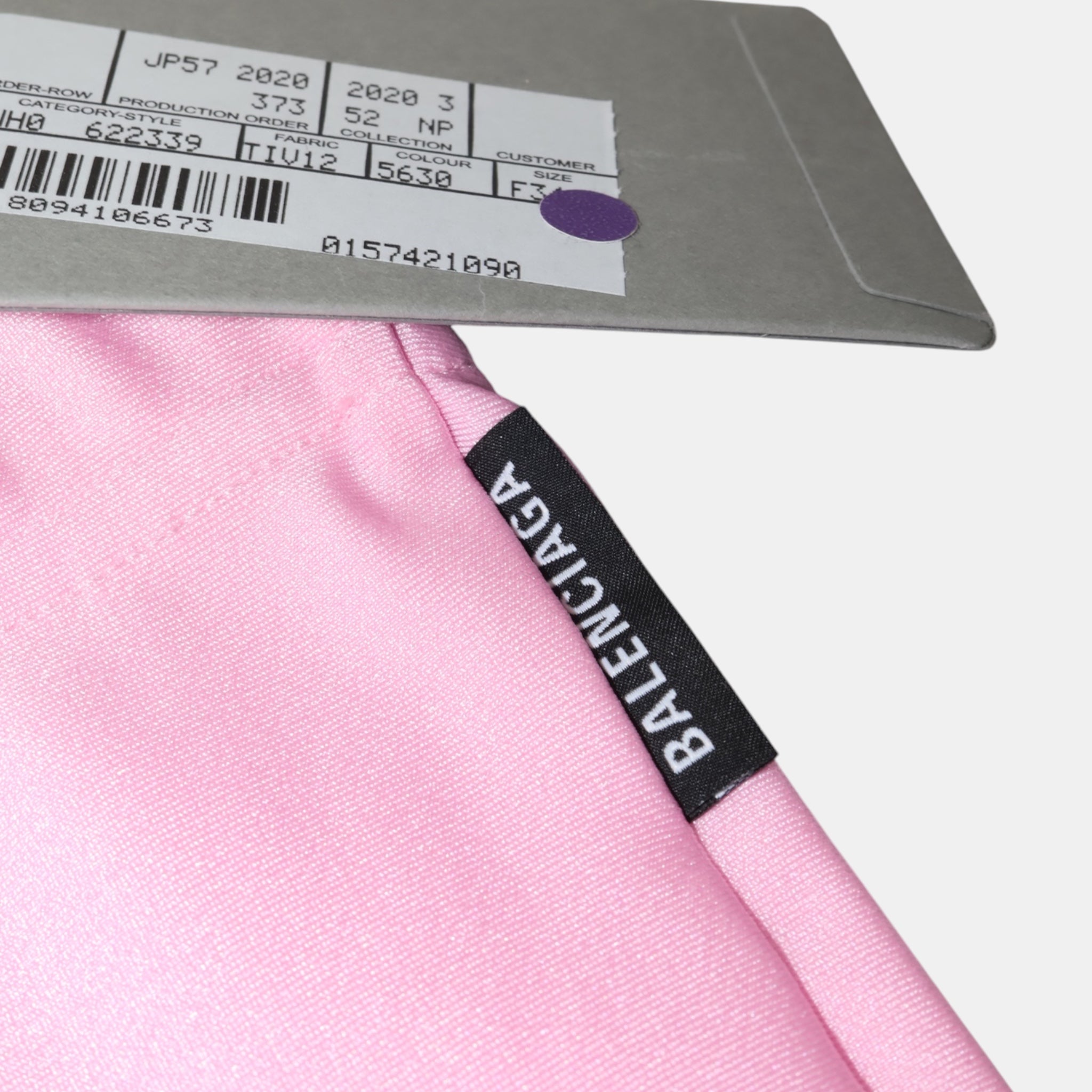 Balenciaga Dynasty Spandex Baby Pink Leggings (F34) - Brand New w/ Tags - Balenciaga - from the ss17 to aw21 archives