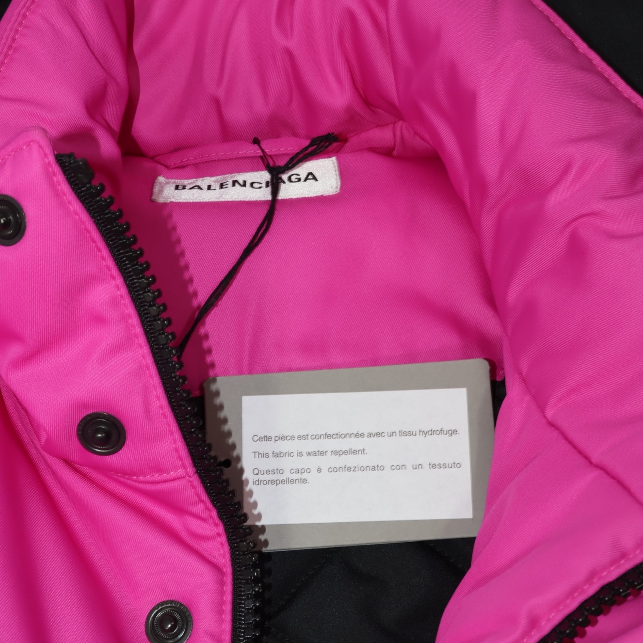 Balenciaga Fuchsia Oversize Outerwear Parka (XS/F34) - Brand New w/ Tags - Balenciaga - from the ss17 to aw21 archives