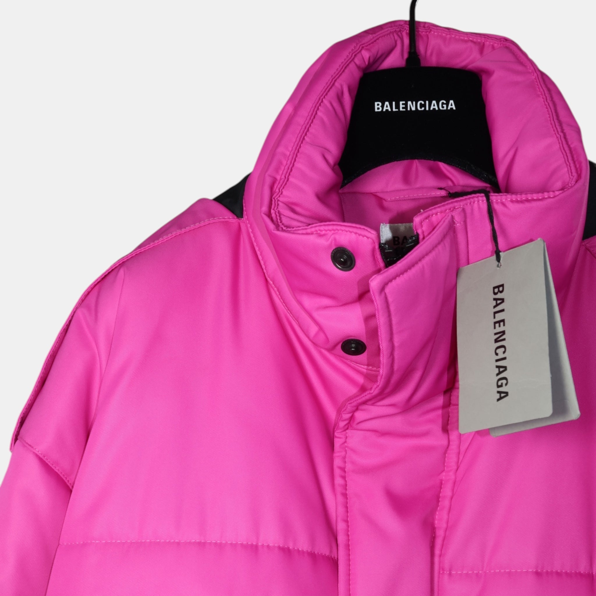 Balenciaga Fuchsia Oversize Outerwear Parka (XS/F34) - Brand New w/ Tags - Balenciaga - from the ss17 to aw21 archives
