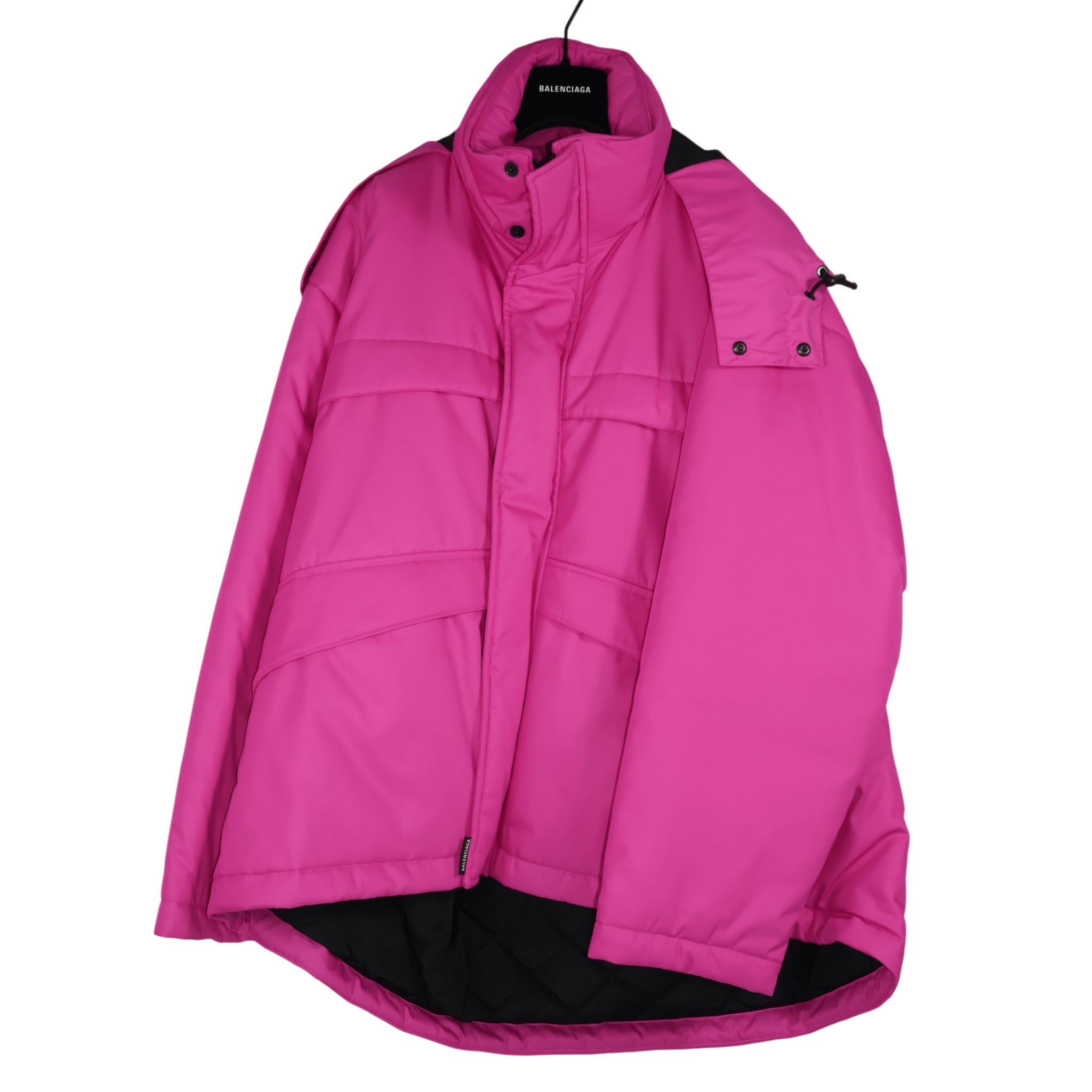 Balenciaga Fuchsia Oversize Outerwear Parka (XS/F34) - Brand New w/ Tags - Balenciaga - from the ss17 to aw21 archives