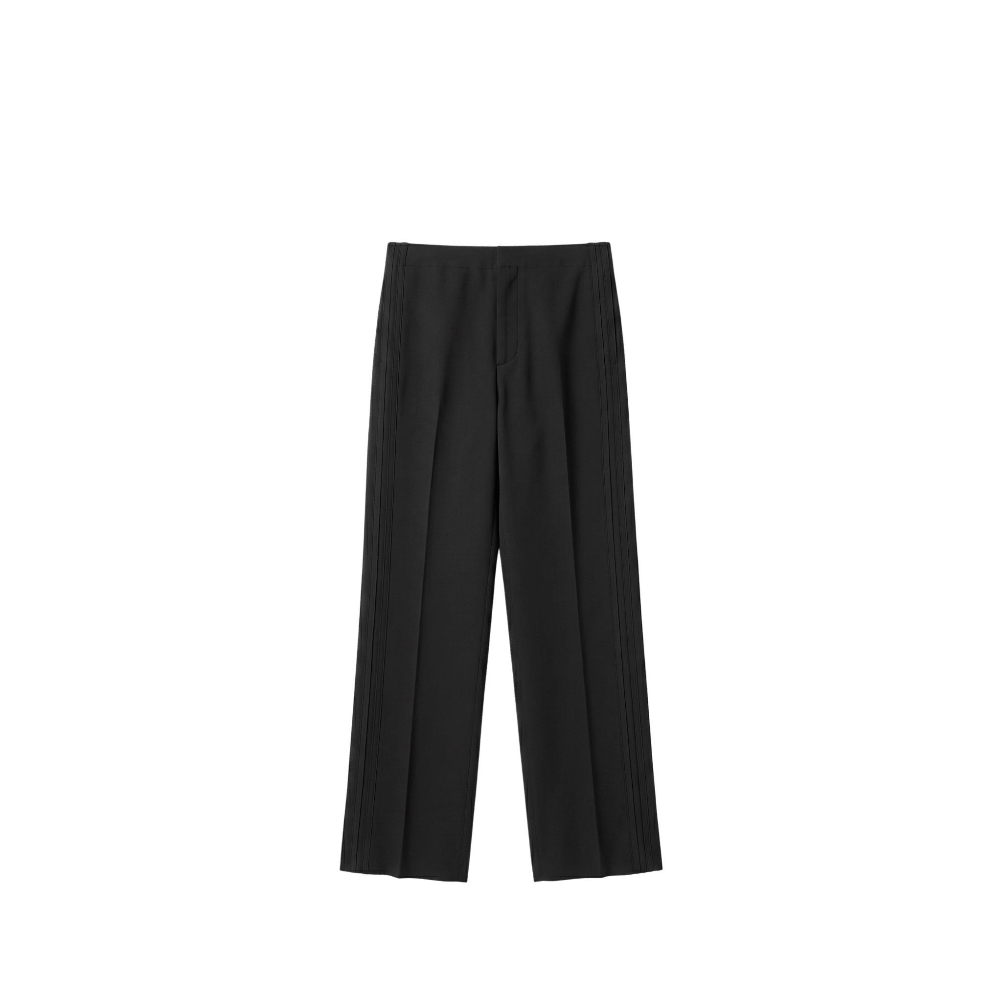 Balenciaga Grey Cavalry Twill Tracksuit Tailored Trousers (M36) - Brand New - Balenciaga - from the ss17 to aw21 archives