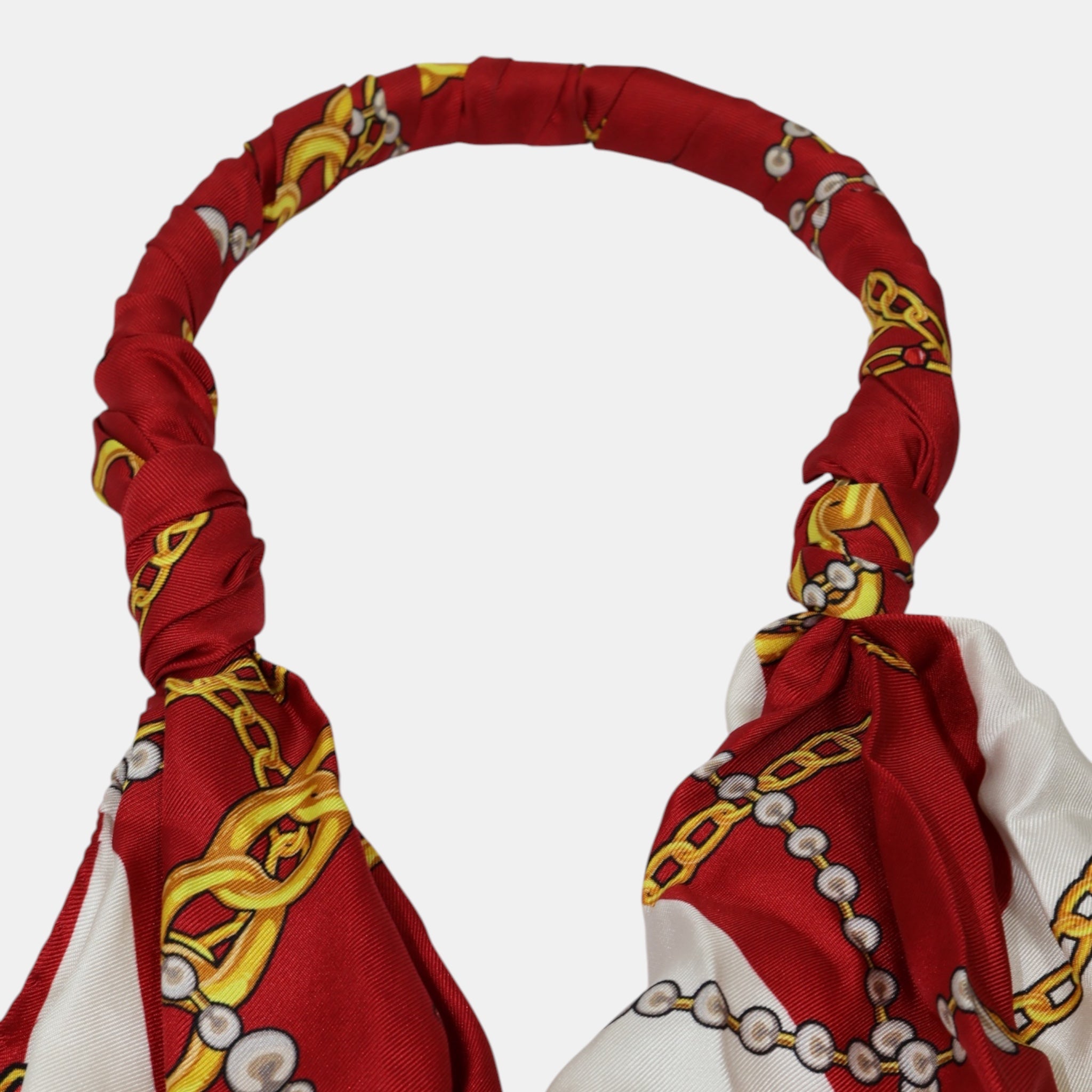 Balenciaga Jewell Silk Scarf Chocker Necklace - Great - Balenciaga - from the ss17 to aw21 archives