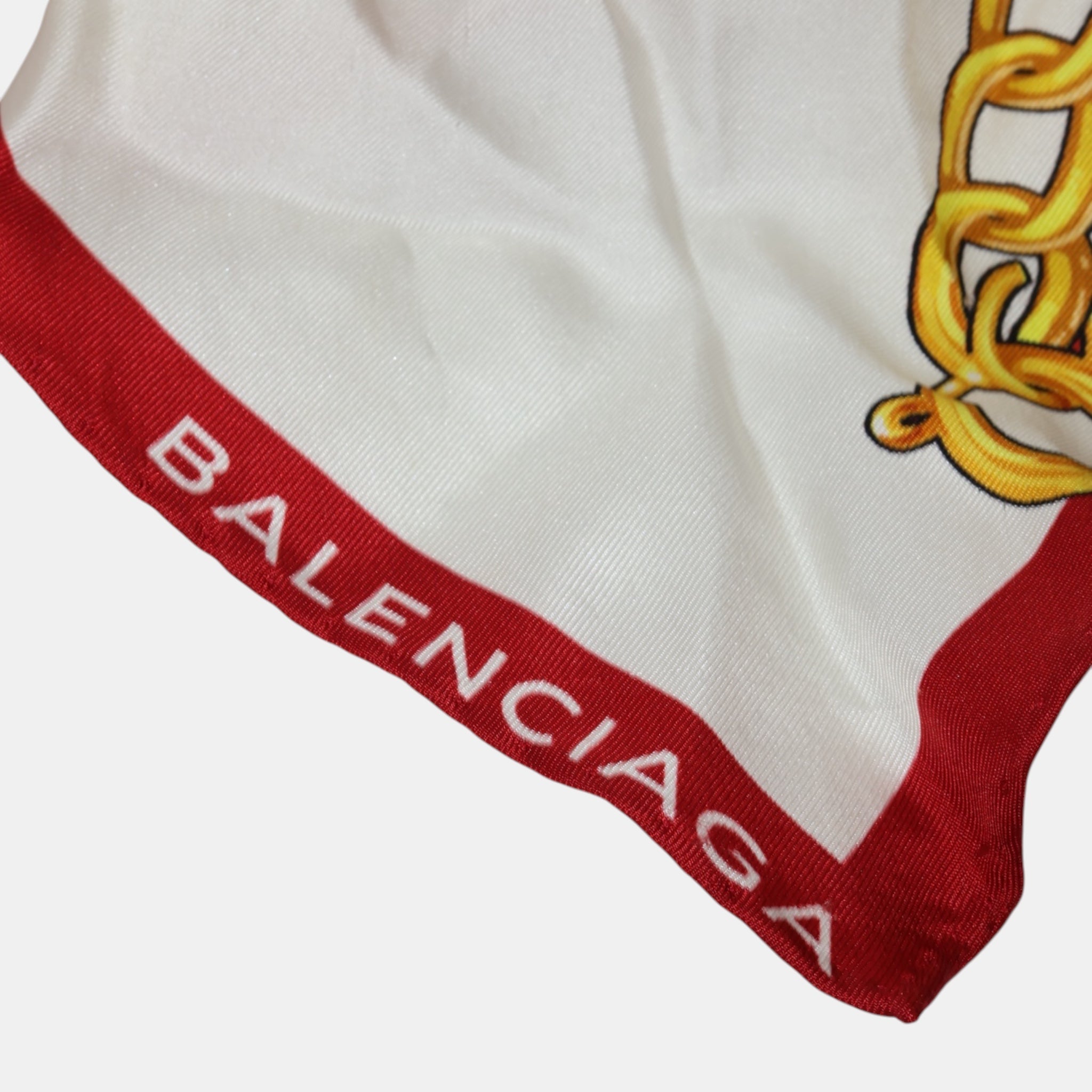 Balenciaga Jewell Silk Scarf Chocker Necklace - Great - Balenciaga - from the ss17 to aw21 archives