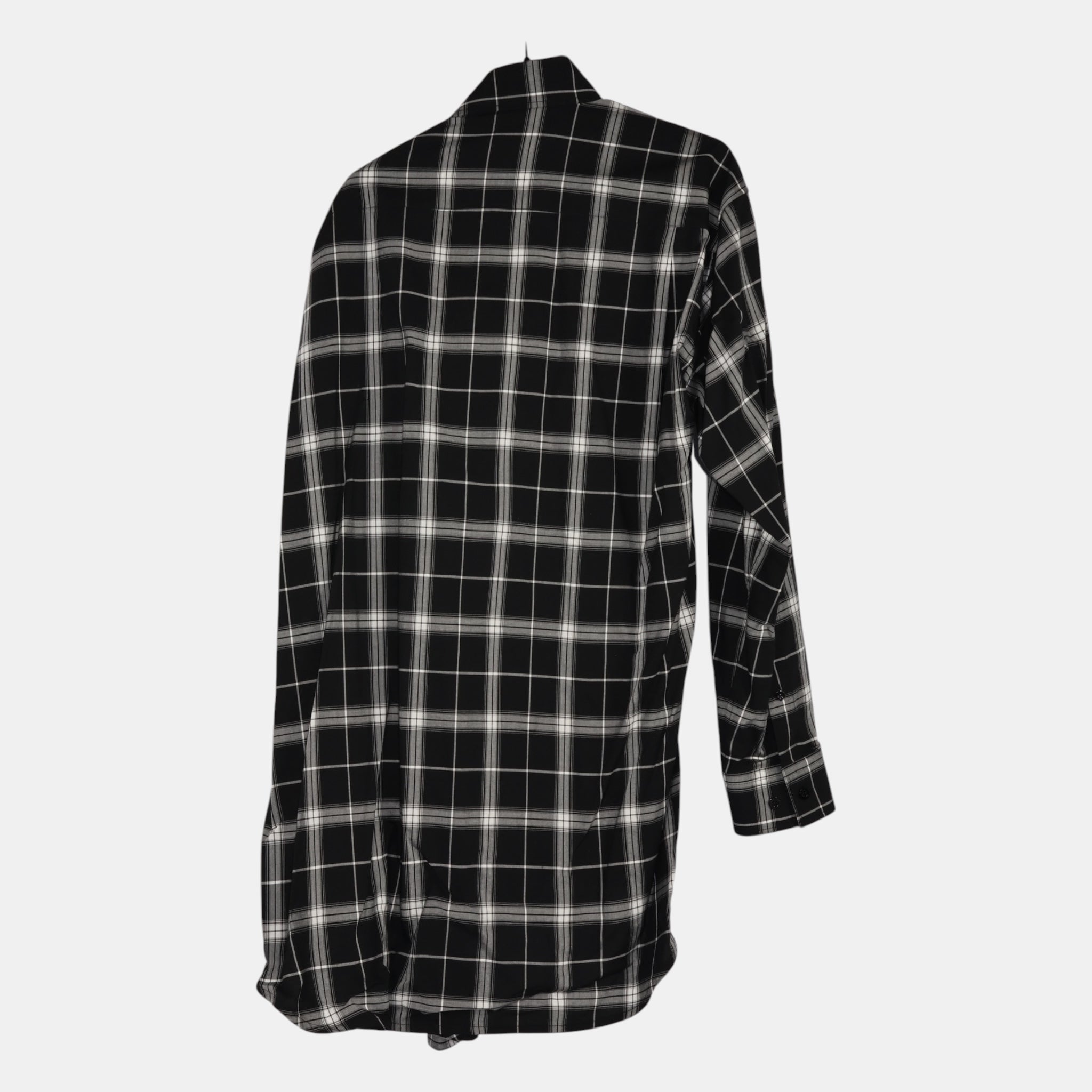 Balenciaga Light Check Pulled Shirt (F34) - Brand New w/ Tags - Balenciaga - from the ss17 to aw21 archives