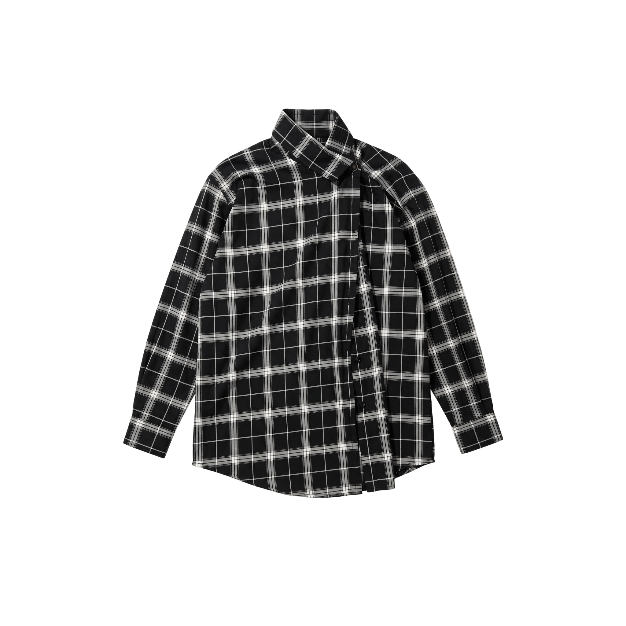Balenciaga Light Check Pulled Shirt (F34) - Brand New w/ Tags - Balenciaga - from the ss17 to aw21 archives