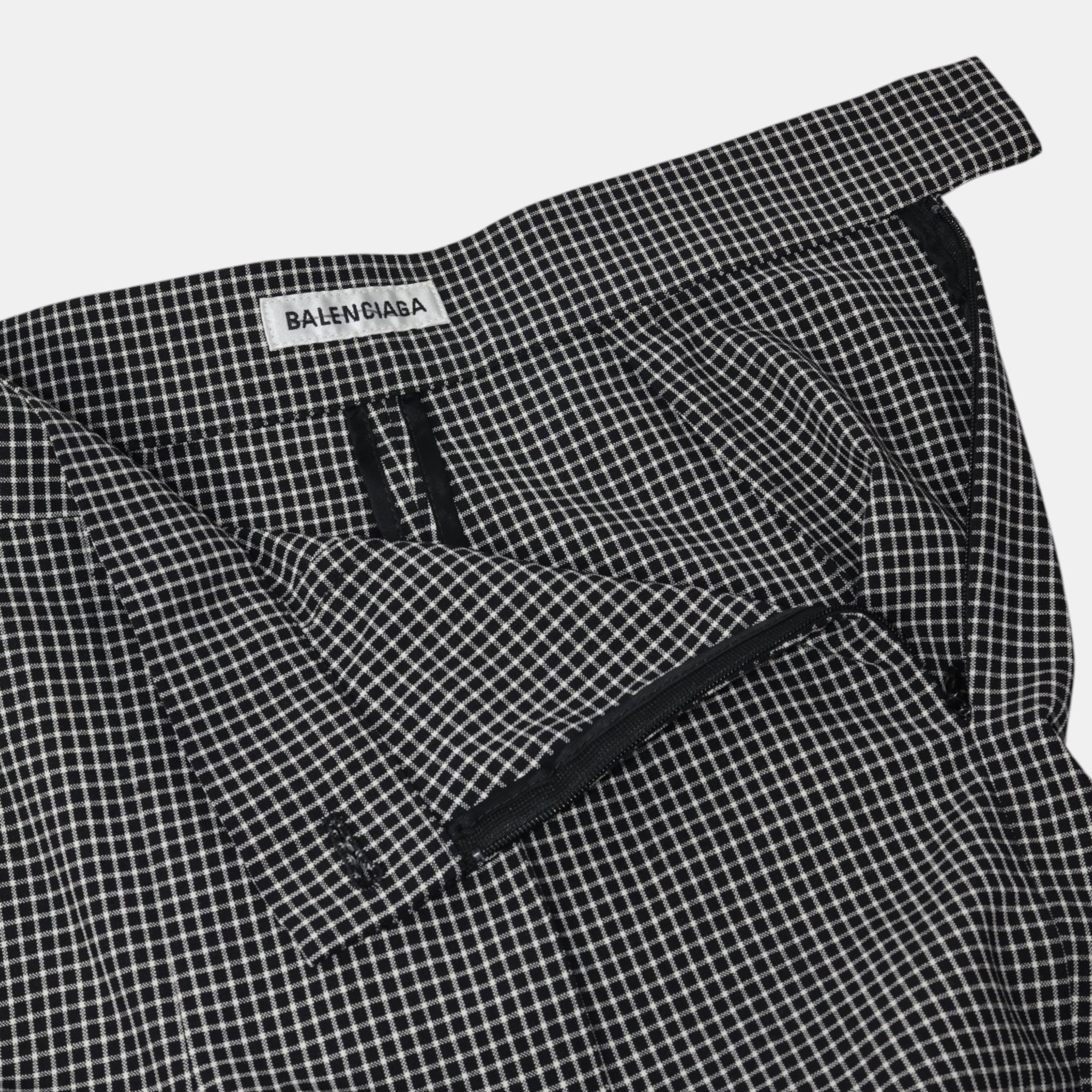Balenciaga Minimal Pants Stretch Regular Check (F34) - Brand New w/ Tags - Balenciaga - from the ss17 to aw21 archives