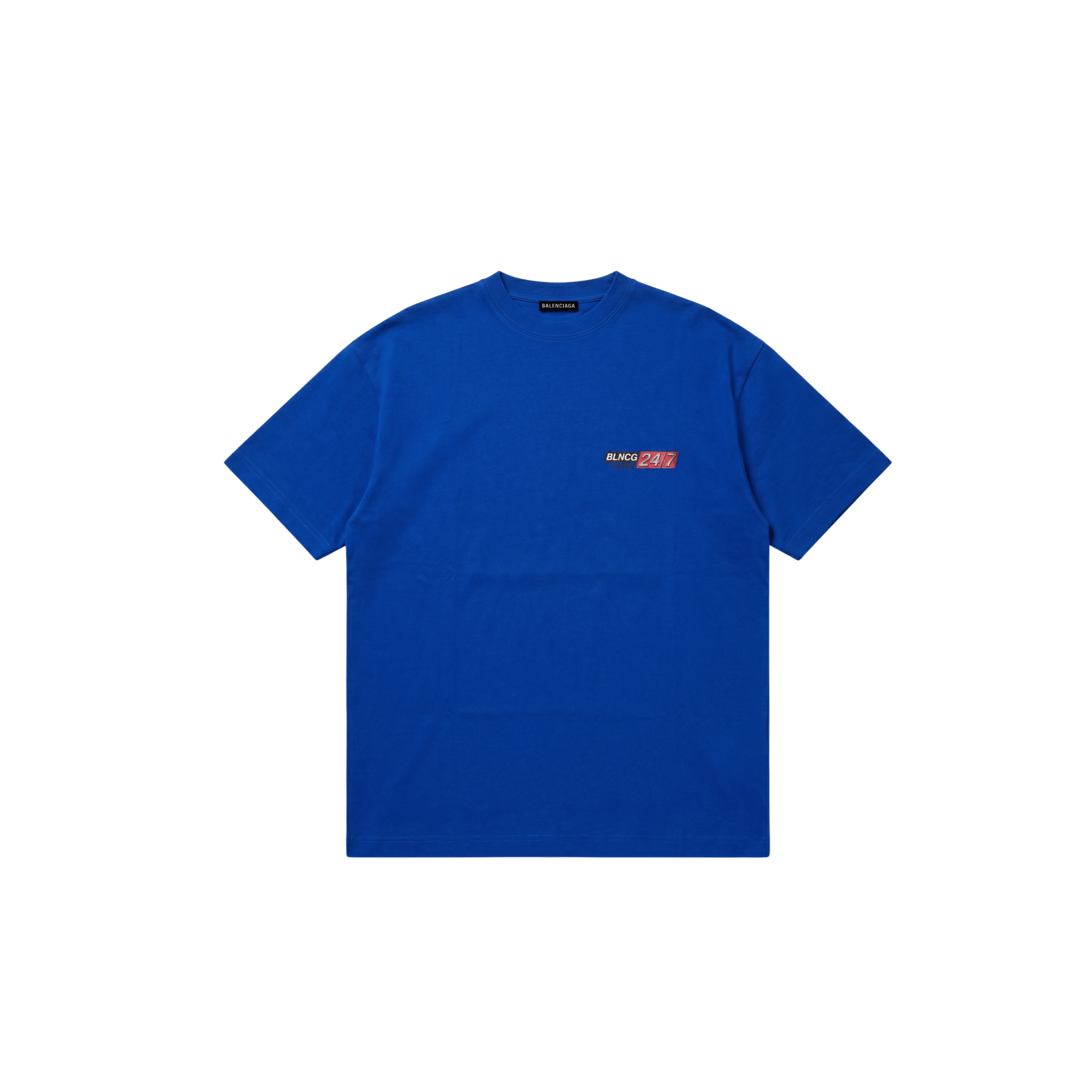Balenciaga News Blue 24/7 T-shirt (S) - Band New - Balenciaga - from the ss17 to aw21 archives