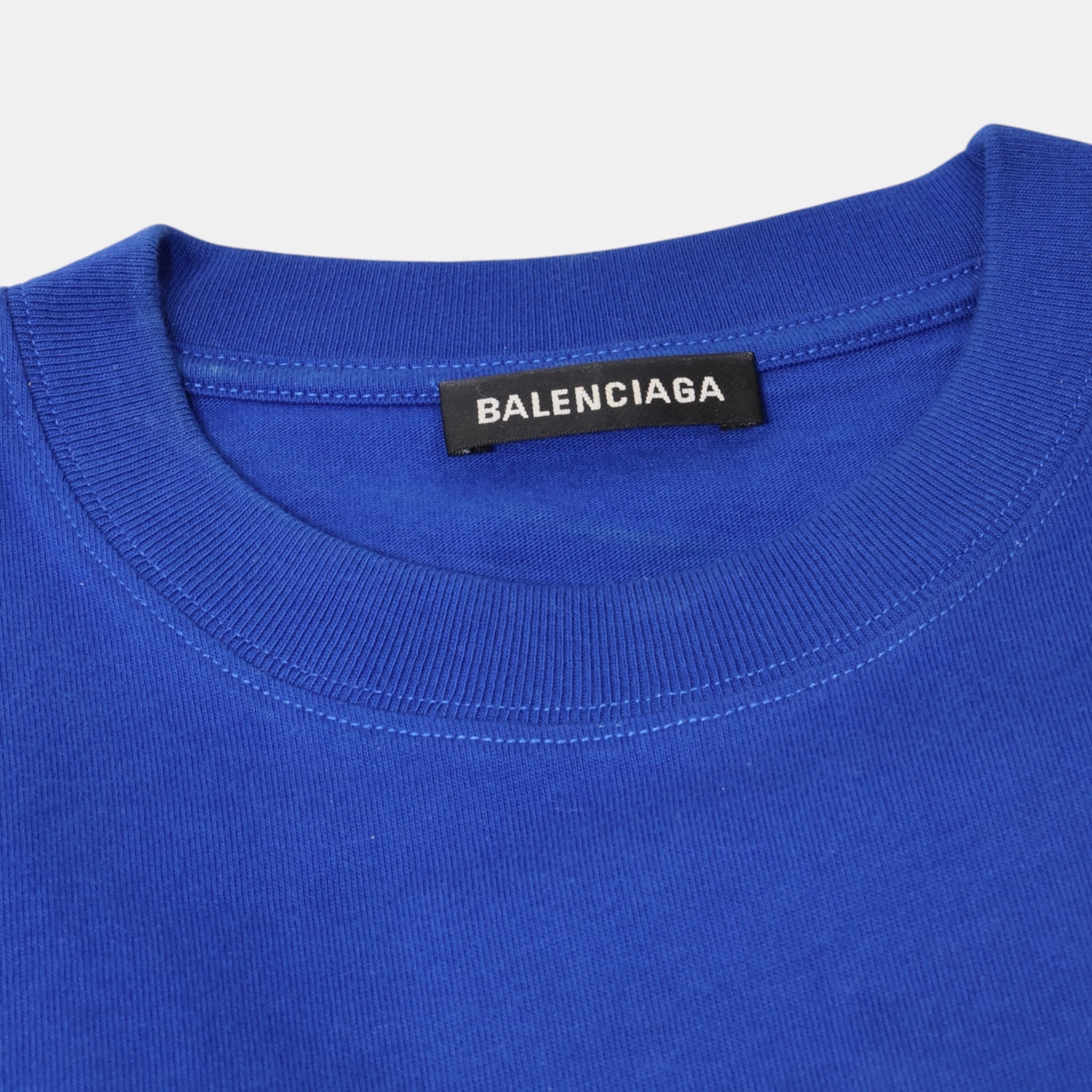 Balenciaga News Blue 24/7 T-shirt (S) - Band New - Balenciaga - from the ss17 to aw21 archives