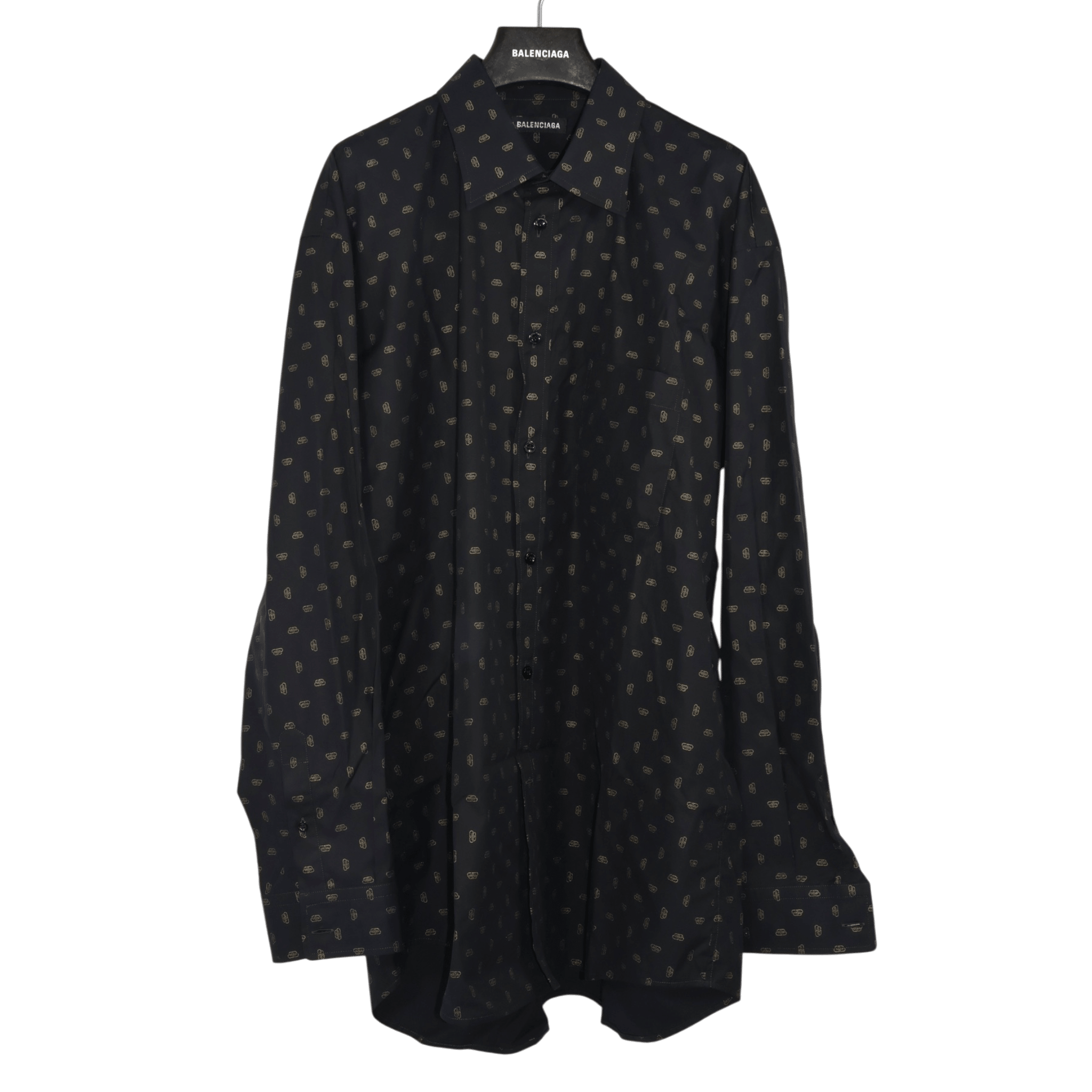 Balenciaga Normal Fit Shirt Laminated Mini BB (M40) - Brand New w/ Tags - Balenciaga - from the ss17 to aw21 archives