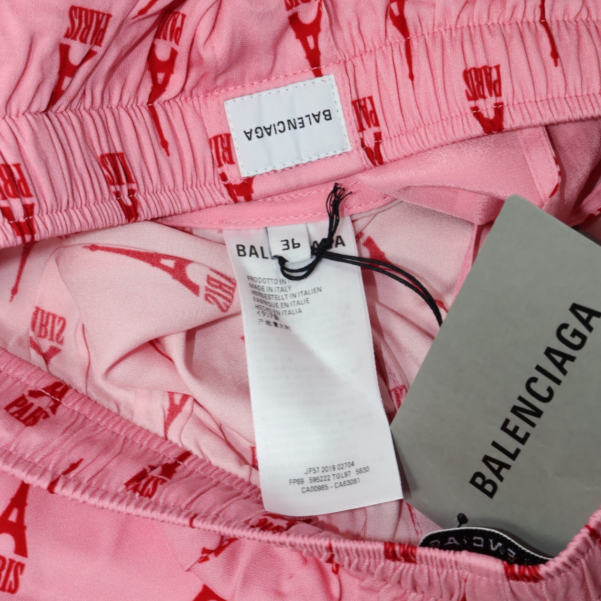 Balenciaga Paris Light Crepe Pyjama Pants (F36) - Brand New w/ Tags - Balenciaga - from the ss17 to aw21 archives