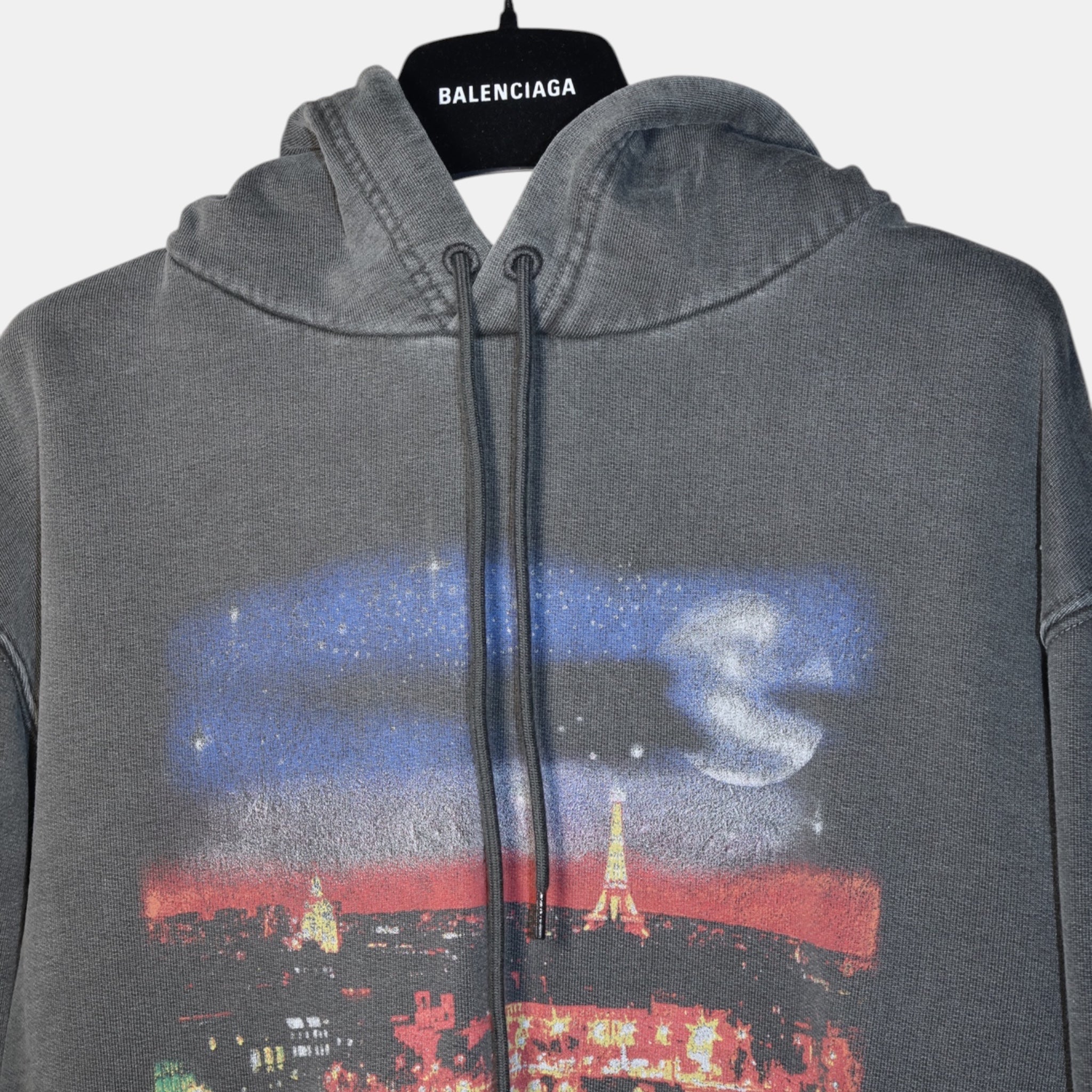 Balenciaga Paris Skyline Hoodie (XXS) - Brand New w/ Tags - Balenciaga - from the ss17 to aw21 archives