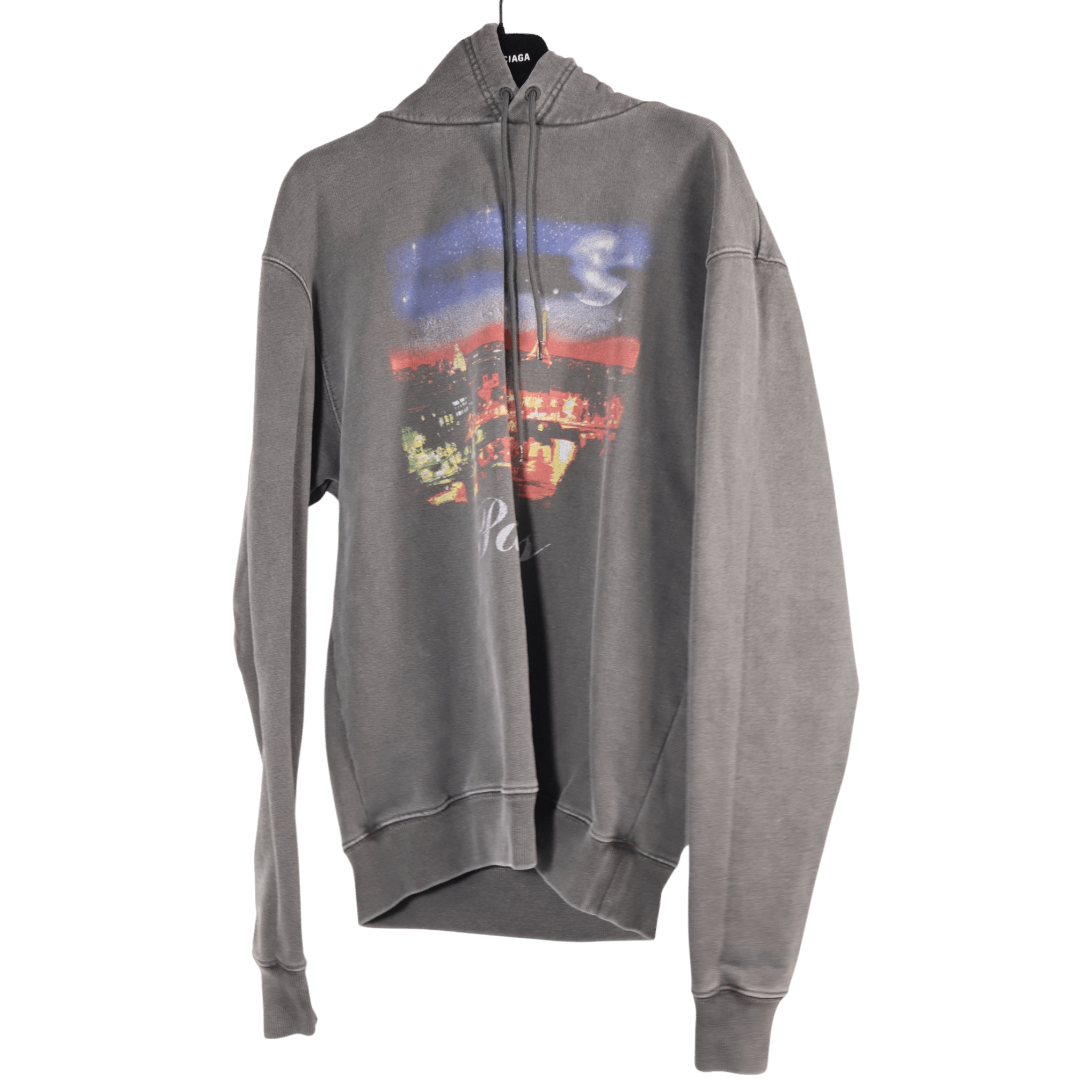 Balenciaga Paris Skyline Hoodie (XXS) - Brand New w/ Tags - Balenciaga - from the ss17 to aw21 archives