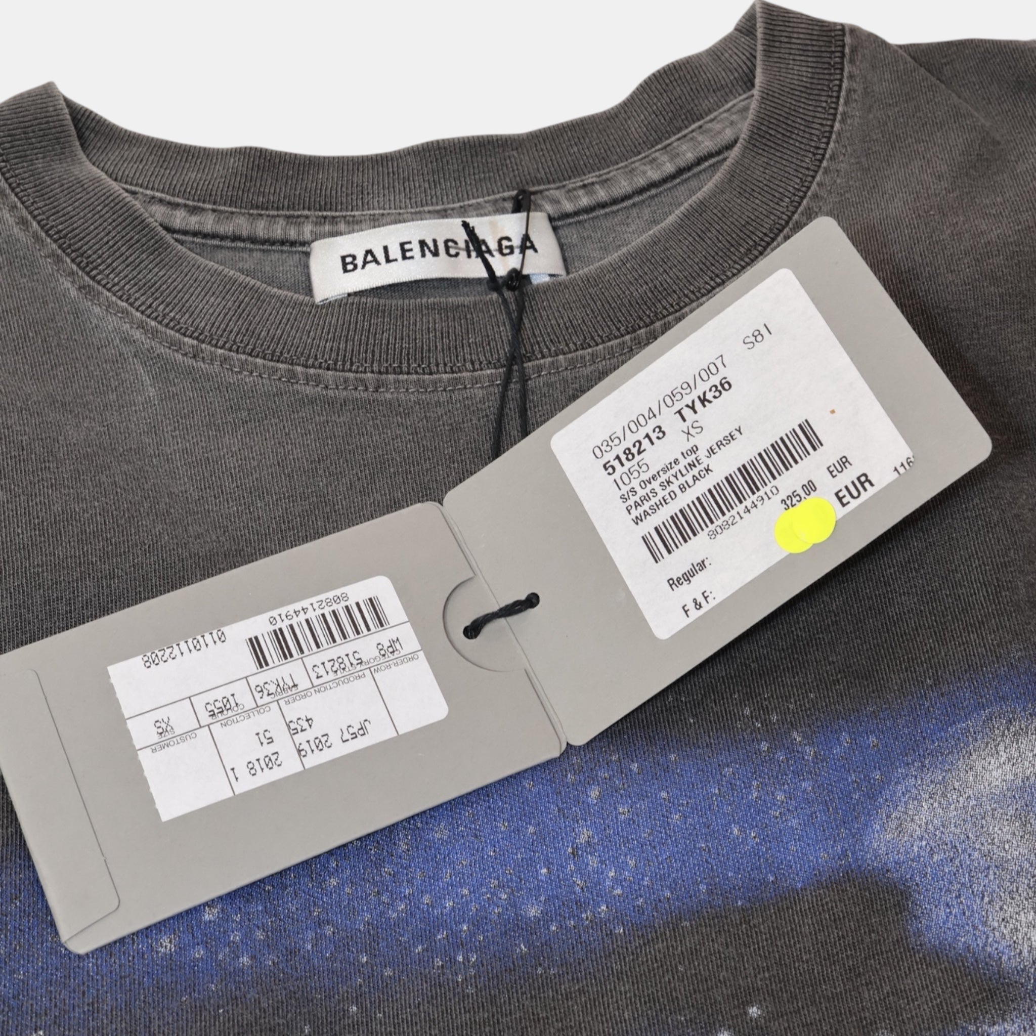 Balenciaga Paris Souvenirs T-shirt (XS) - Pristine - Balenciaga - from the ss17 to aw21 archives