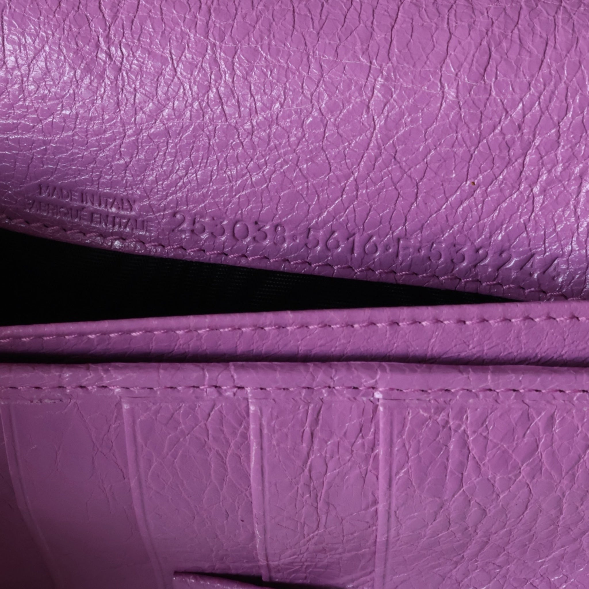 Balenciaga Pink Arena Leather Le City Wallet - Brand New w/ Tags - Balenciaga - from the ss17 to aw21 archives
