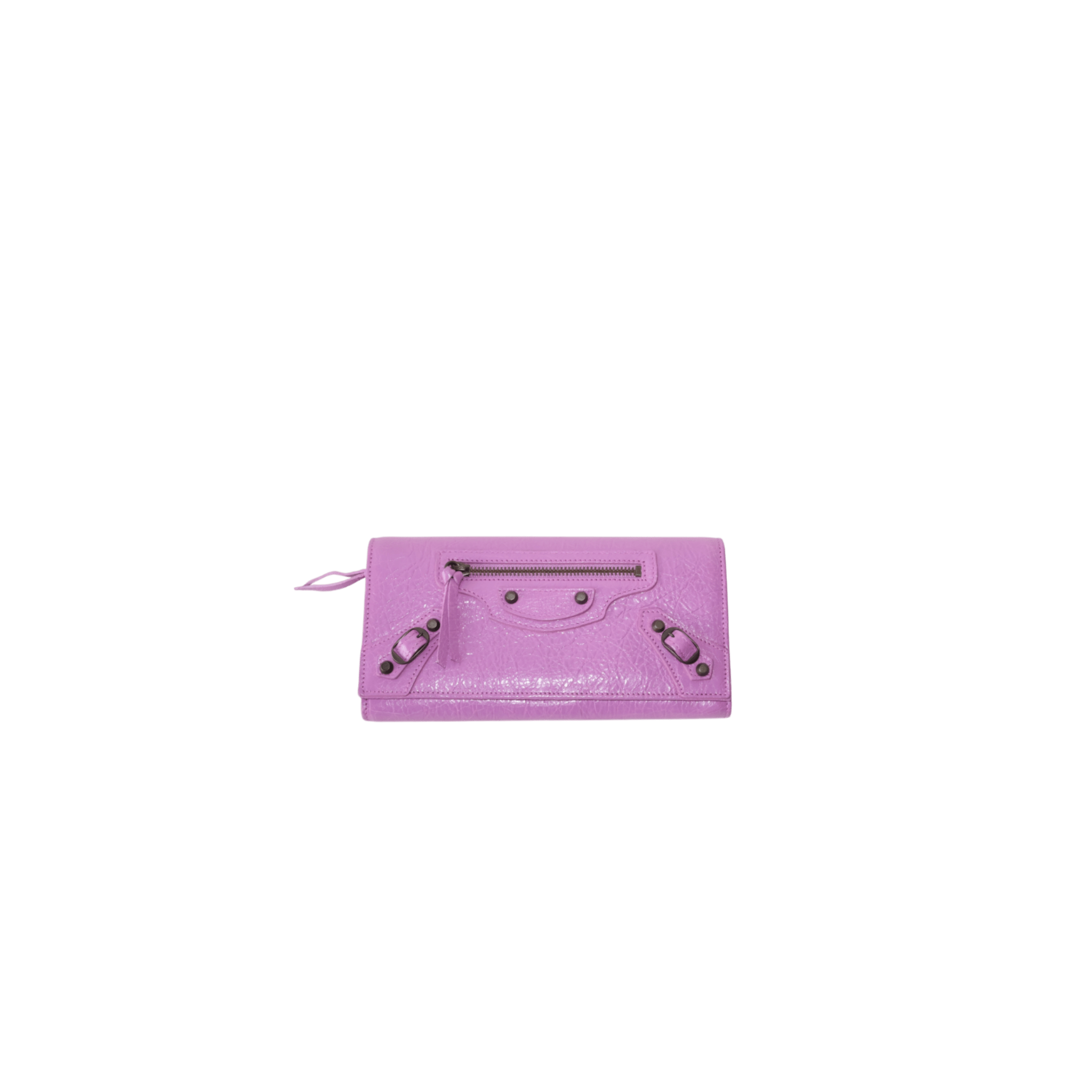 Balenciaga Pink Arena Leather Le City Wallet - Brand New w/ Tags - Balenciaga - from the ss17 to aw21 archives