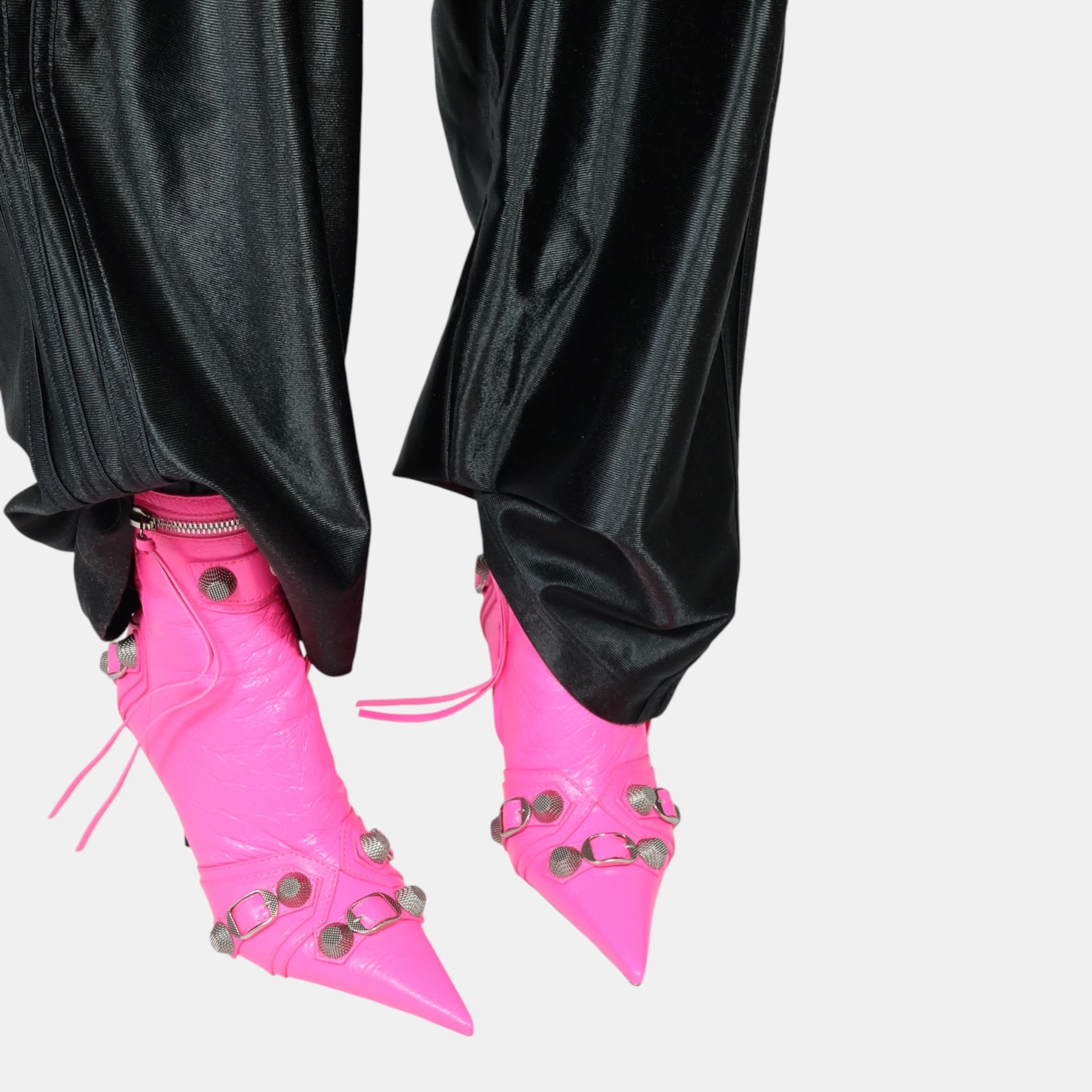 Balenciaga Pink Fluo Cagole Bootie (EU36) - Brand New - Balenciaga - from the ss17 to aw21 archives