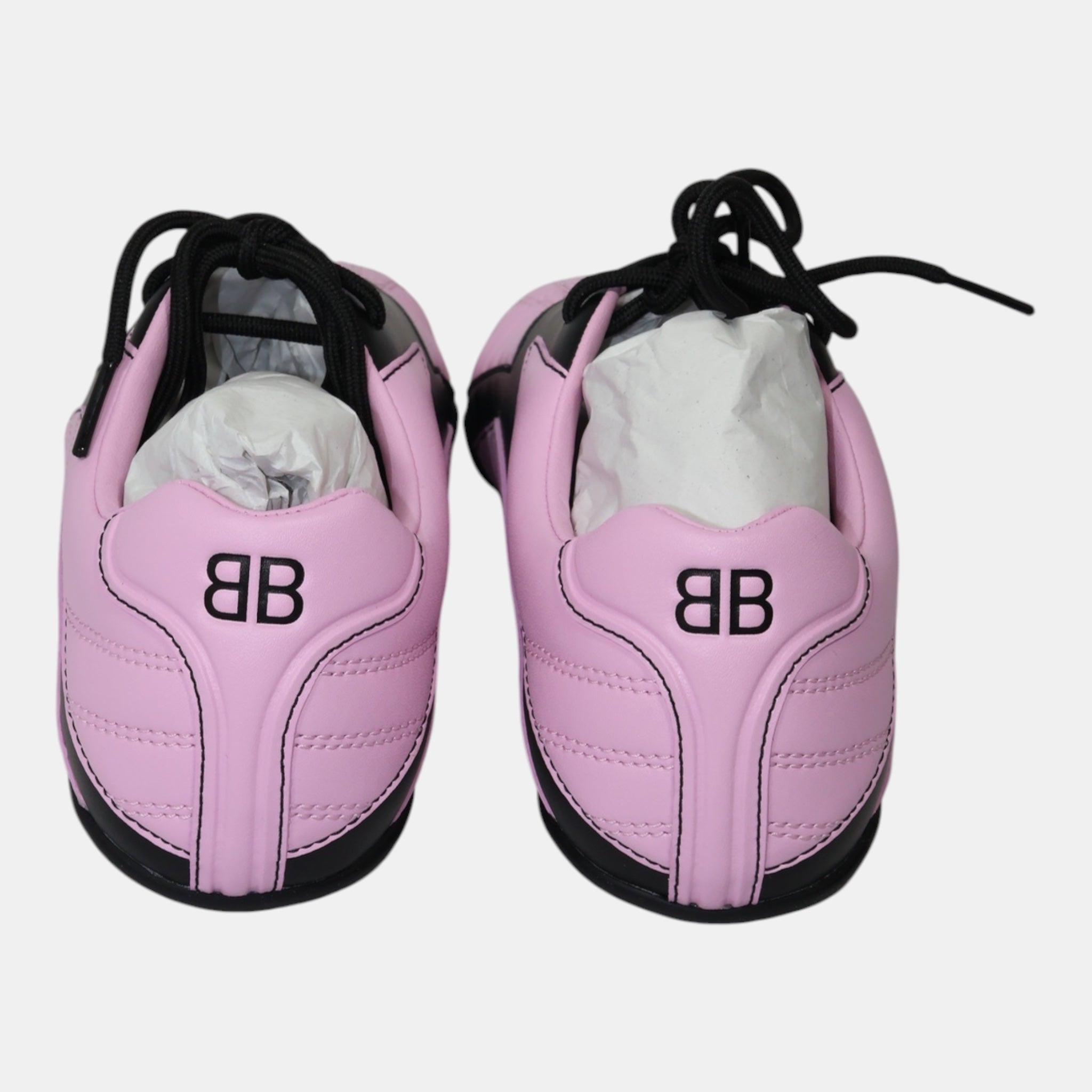 Balenciaga Pink Leather Zen Sneakers (EU37) - Brand New - Balenciaga - from the ss17 to aw21 archives