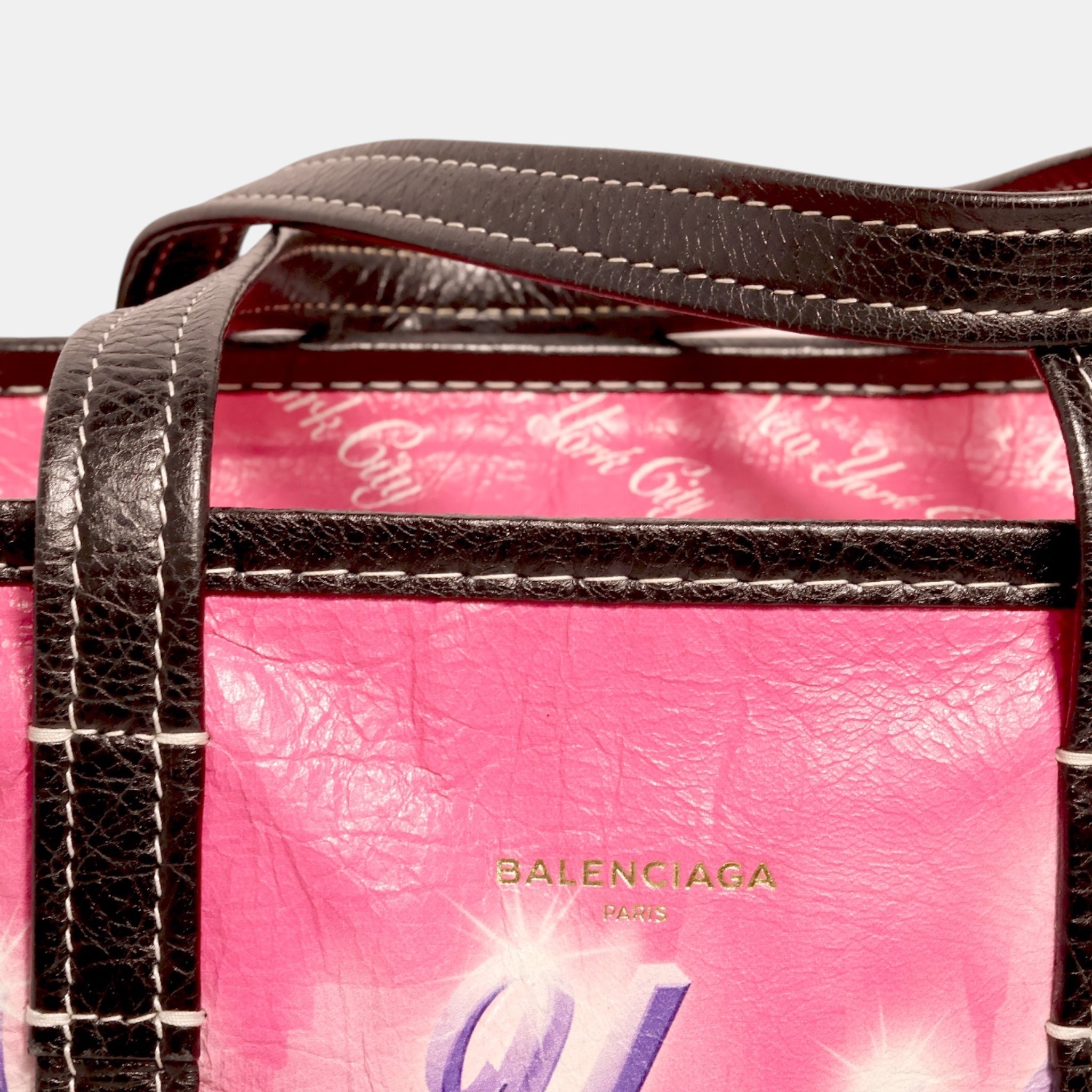 Balenciaga Pink NYC Bazar Shopper Bag - Brand New - Balenciaga - from the ss17 to aw21 archives