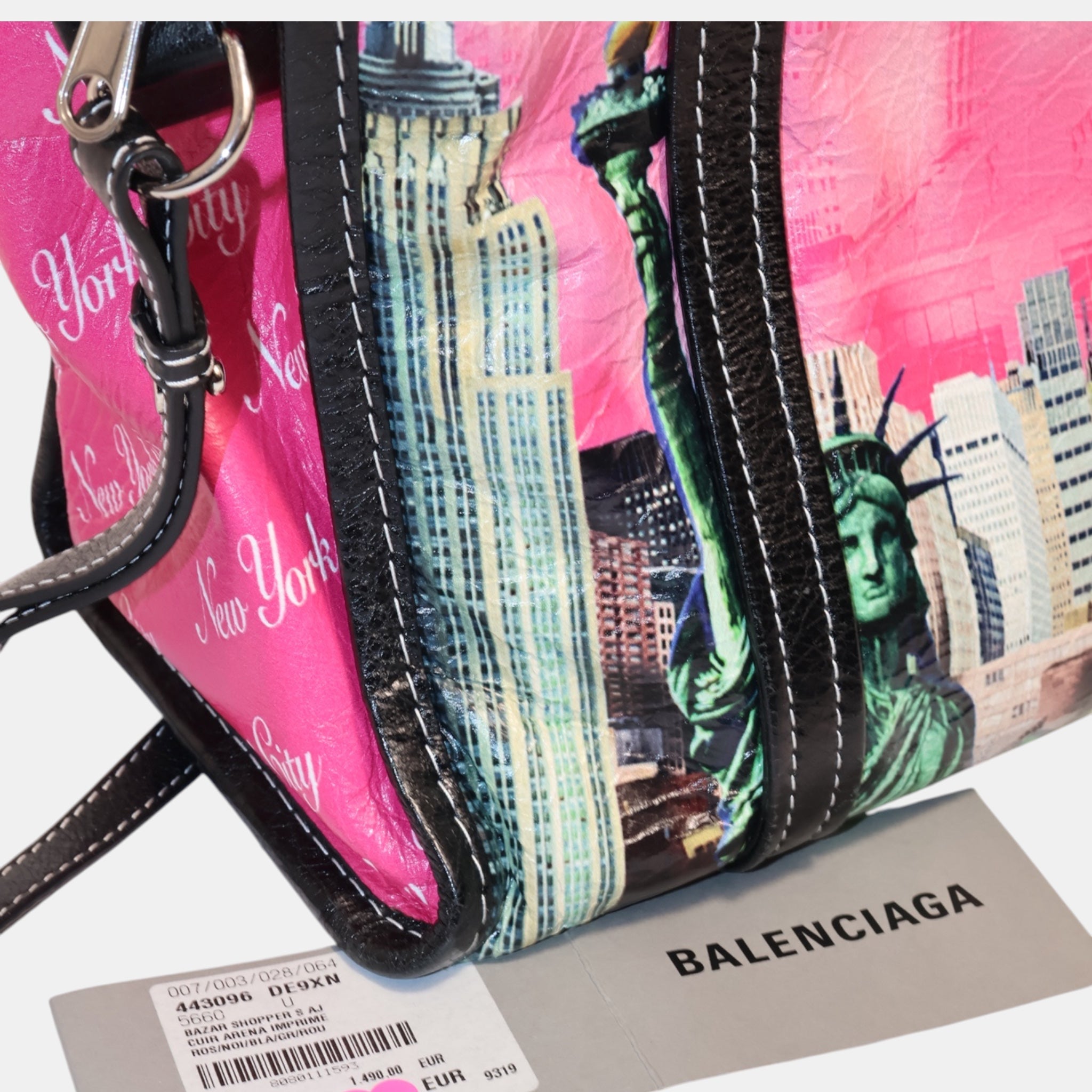 Balenciaga Pink NYC Bazar Shopper Bag - Brand New - Balenciaga - from the ss17 to aw21 archives