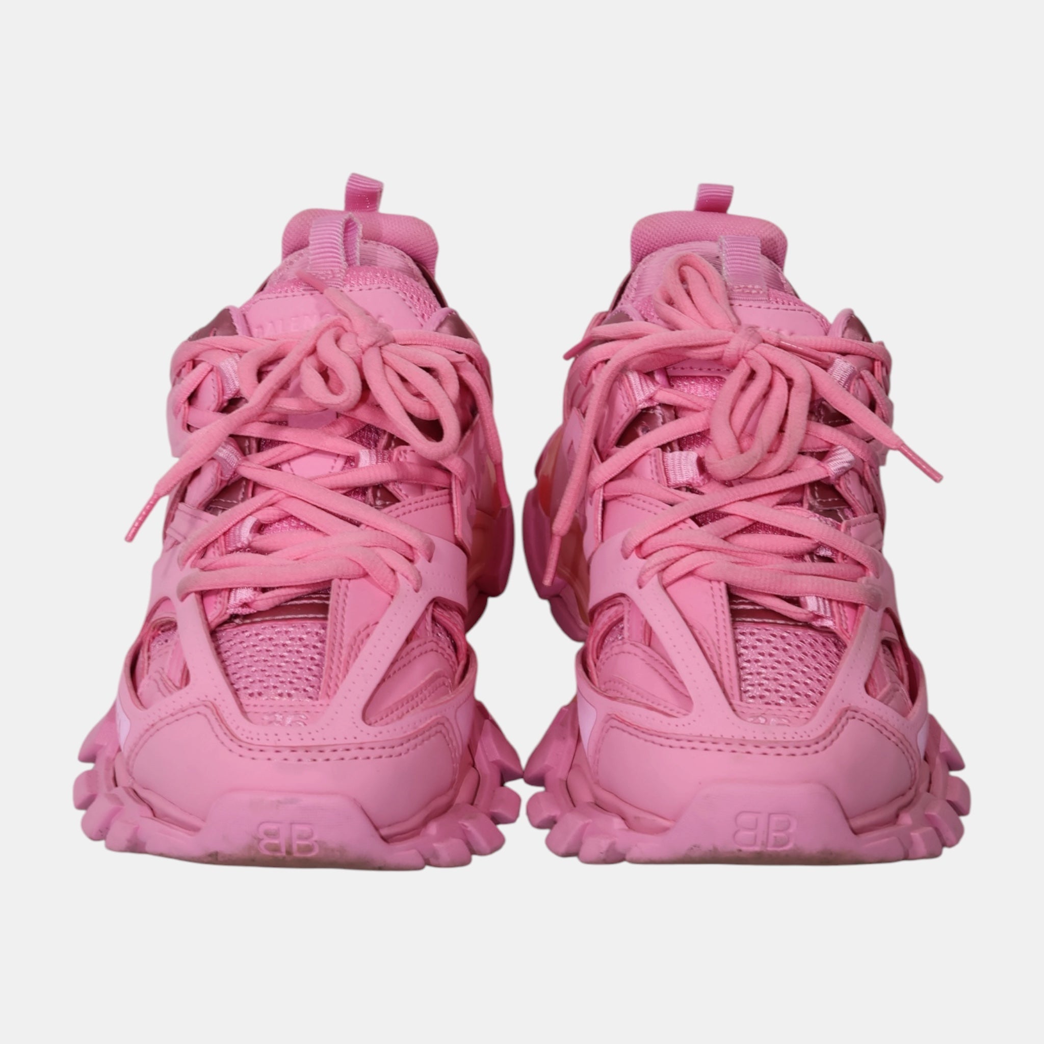 Balenciaga Pink Tracks Sneakers (EU36) - Excellent - Balenciaga - from the ss17 to aw21 archives