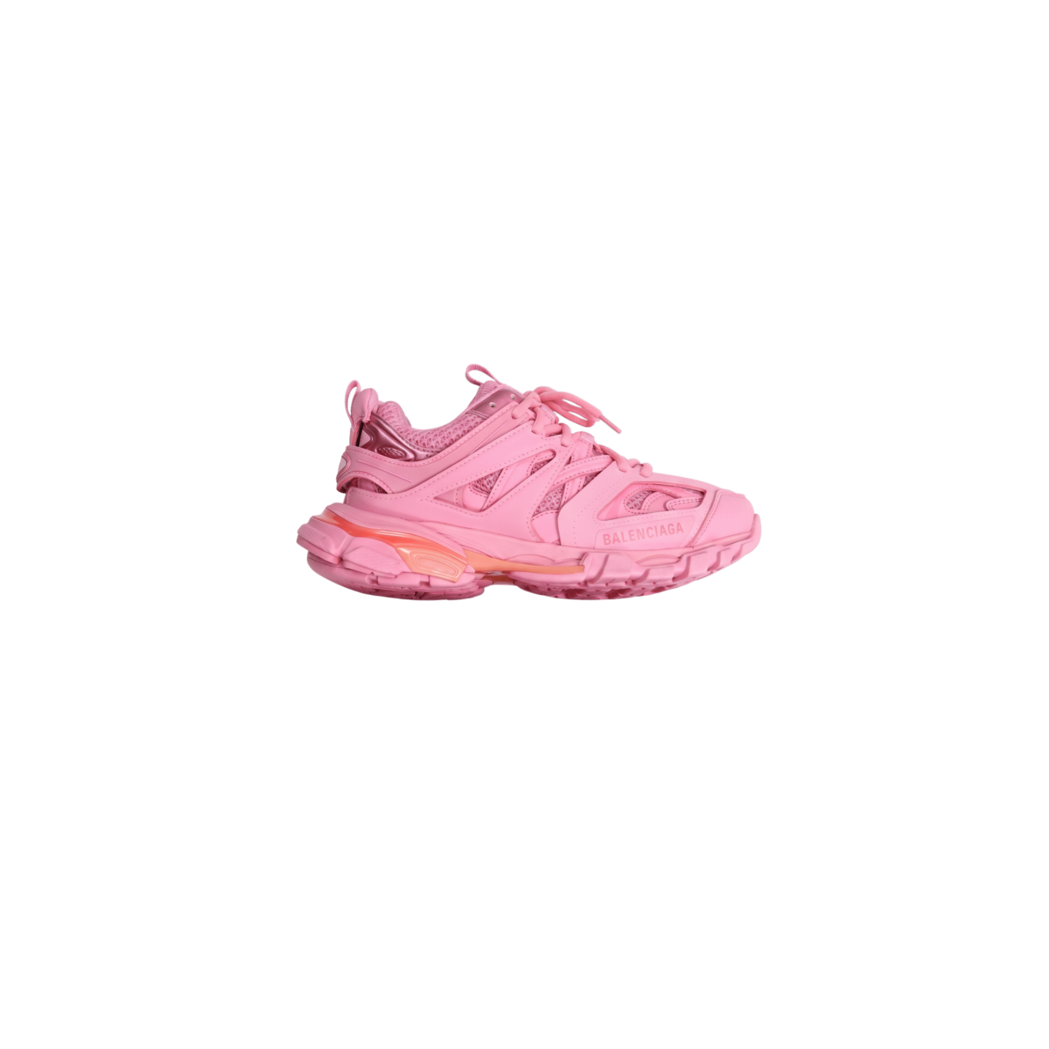 Balenciaga Pink Tracks Sneakers (EU36) - Excellent - Balenciaga - from the ss17 to aw21 archives