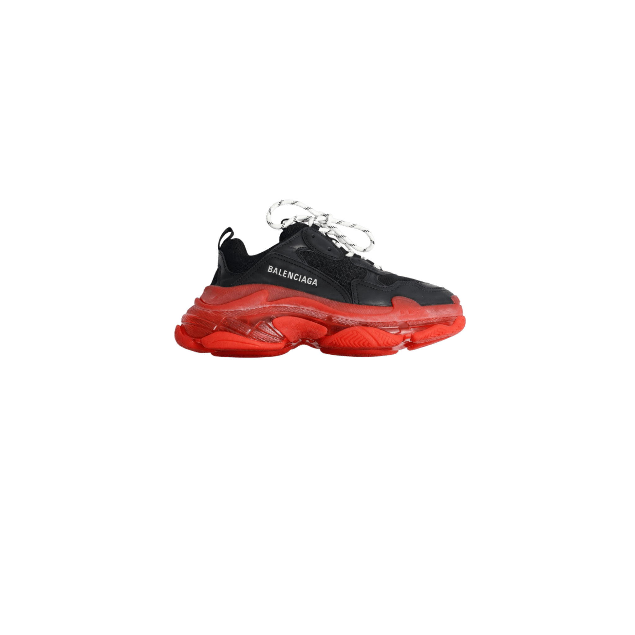 Balenciaga Red/Black Triple S Sneakers (EU37) - Brand New - Balenciaga - from the ss17 to aw21 archives