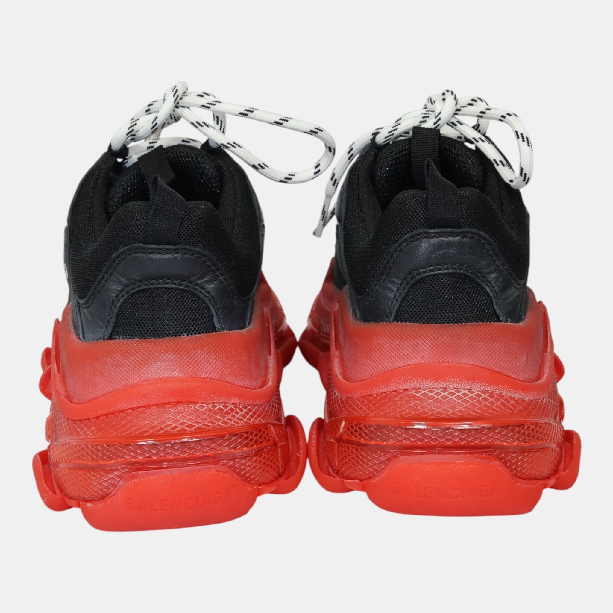 Balenciaga Red/Black Triple S Sneakers (EU37) - Brand New - Balenciaga - from the ss17 to aw21 archives