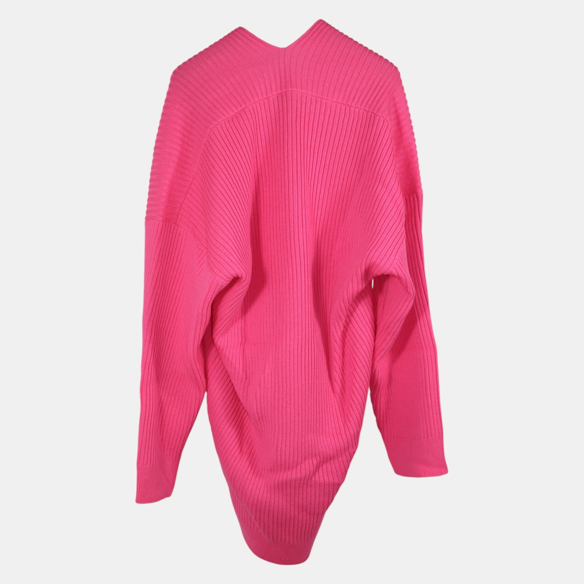 Balenciaga Slit Rib Knit Ultrapink (S) - Brand New w/ Tags - Balenciaga - from the ss17 to aw21 archives